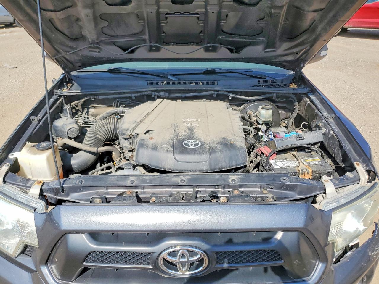 2012 Toyota Tacoma Double Cab Long Bed Gray vin: 5TFMU4FN2CX007219