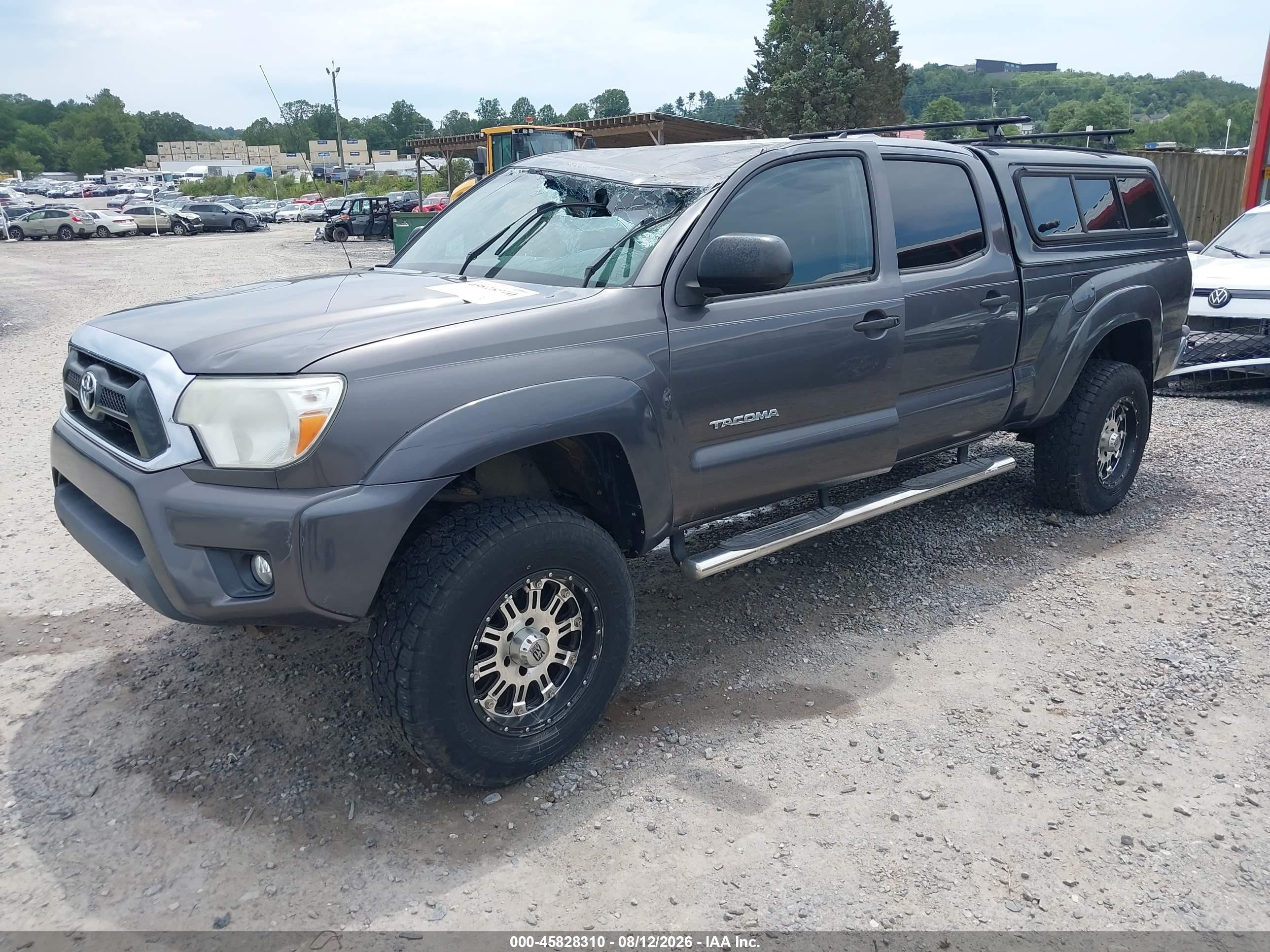 2012 Toyota Tacoma Base V6 Gray vin: 5TFMU4FN3CX008685