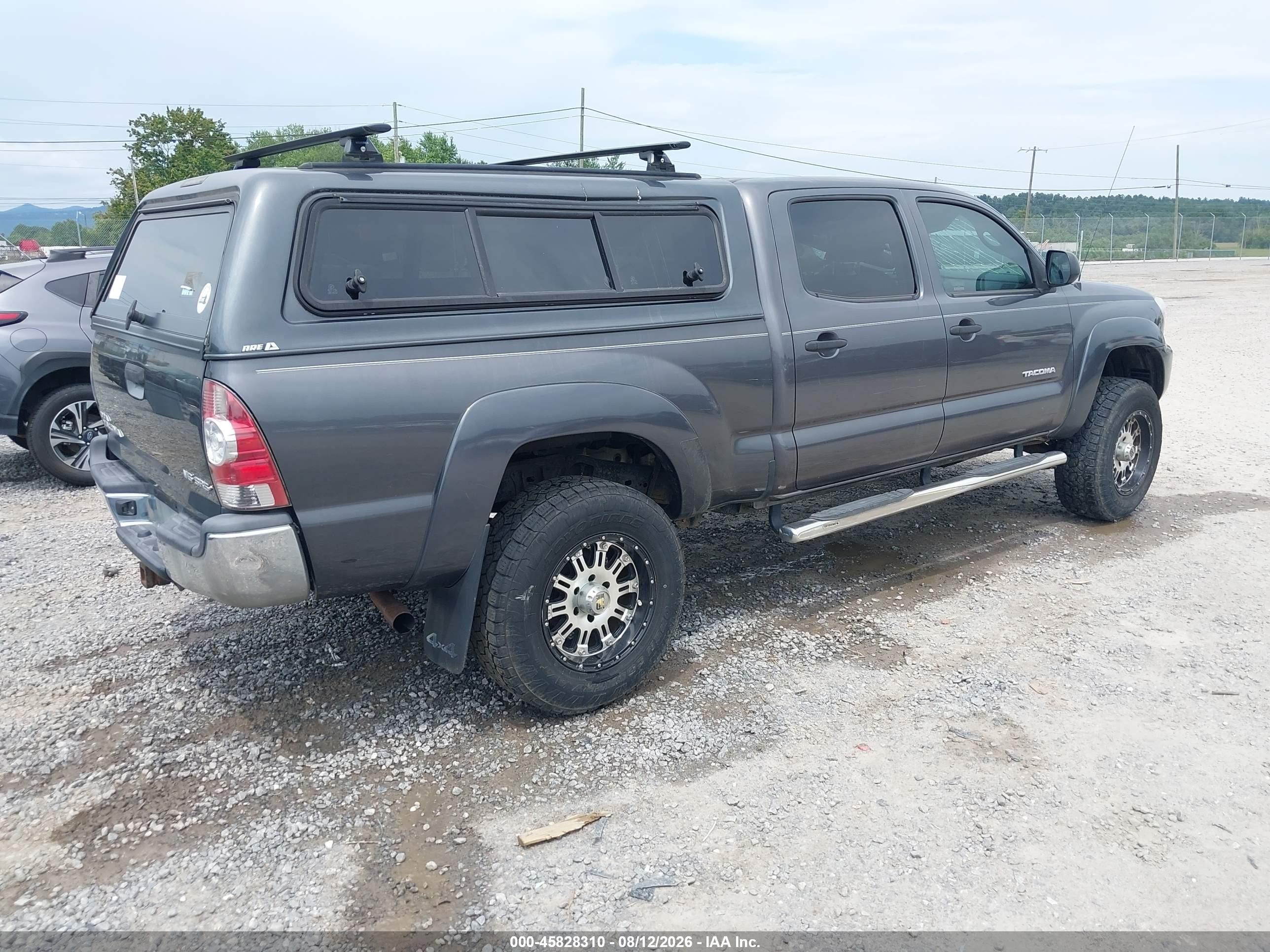 2012 Toyota Tacoma Base V6 Gray vin: 5TFMU4FN3CX008685