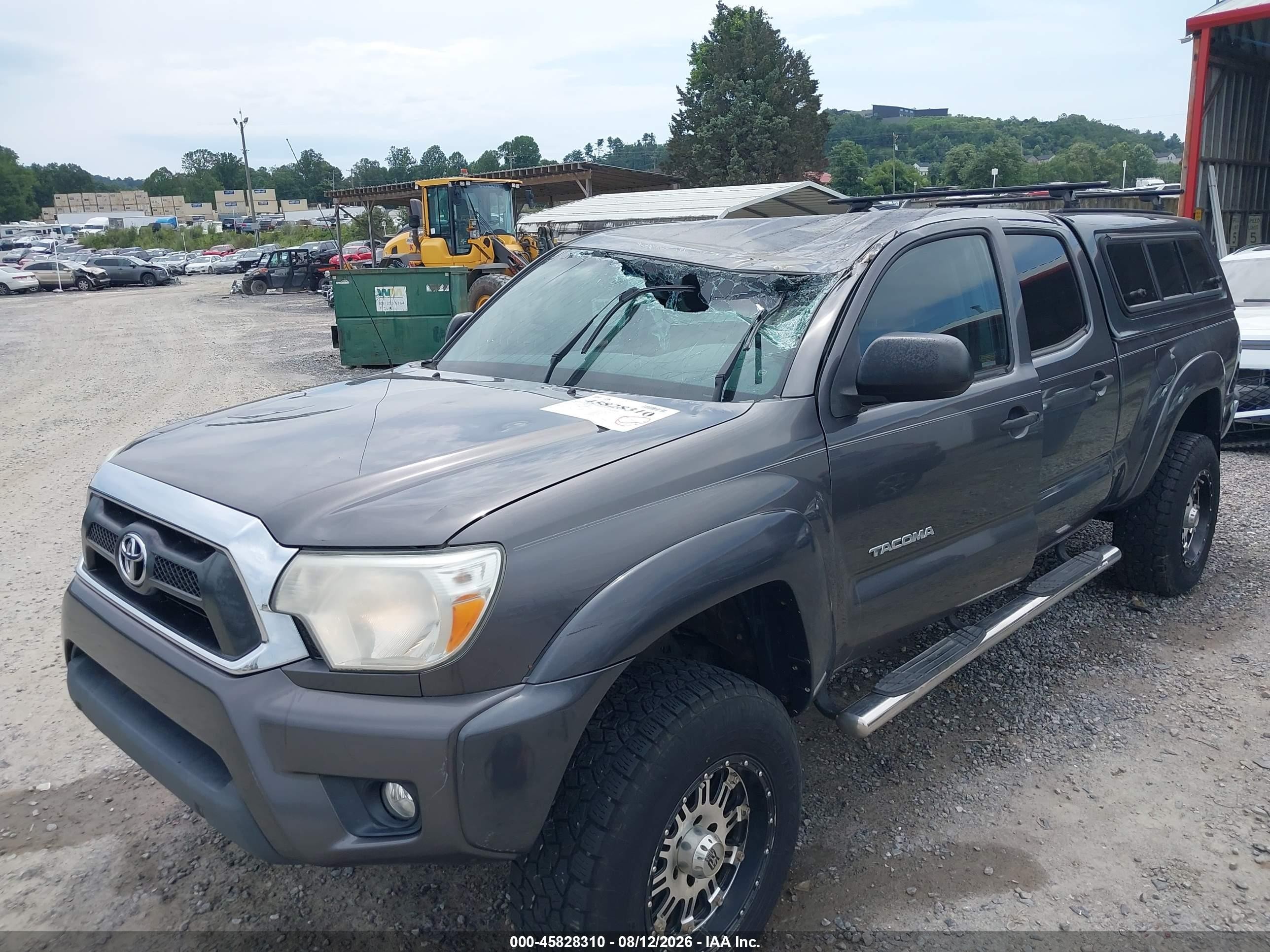 2012 Toyota Tacoma Base V6 Gray vin: 5TFMU4FN3CX008685