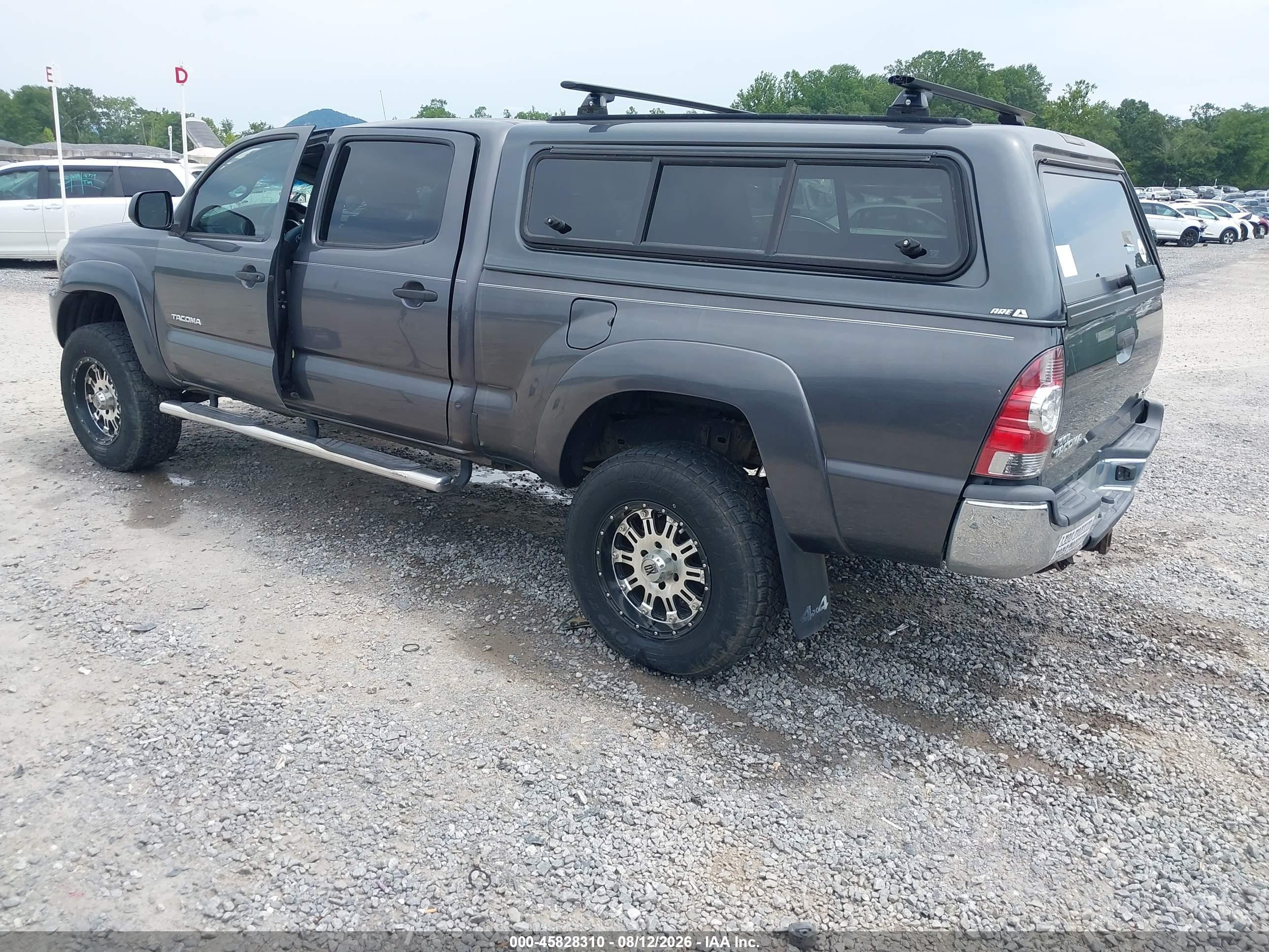 2012 Toyota Tacoma Base V6 Gray vin: 5TFMU4FN3CX008685