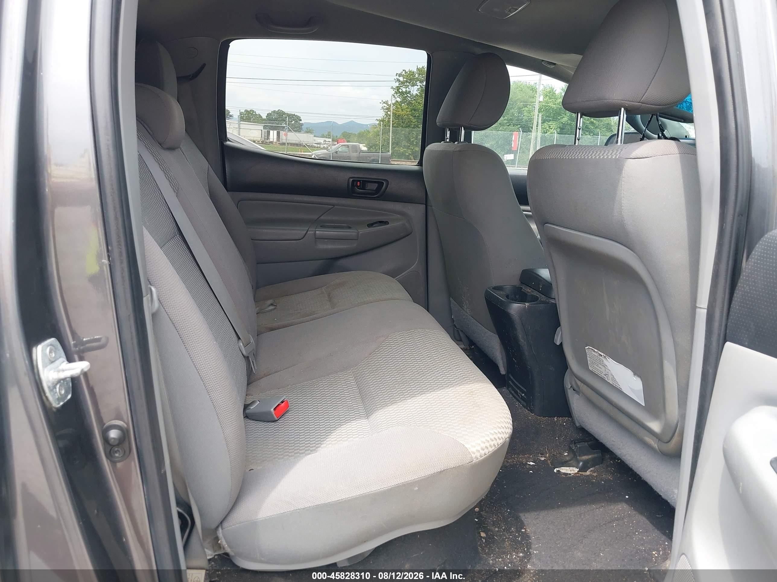 2012 Toyota Tacoma Base V6 Gray vin: 5TFMU4FN3CX008685