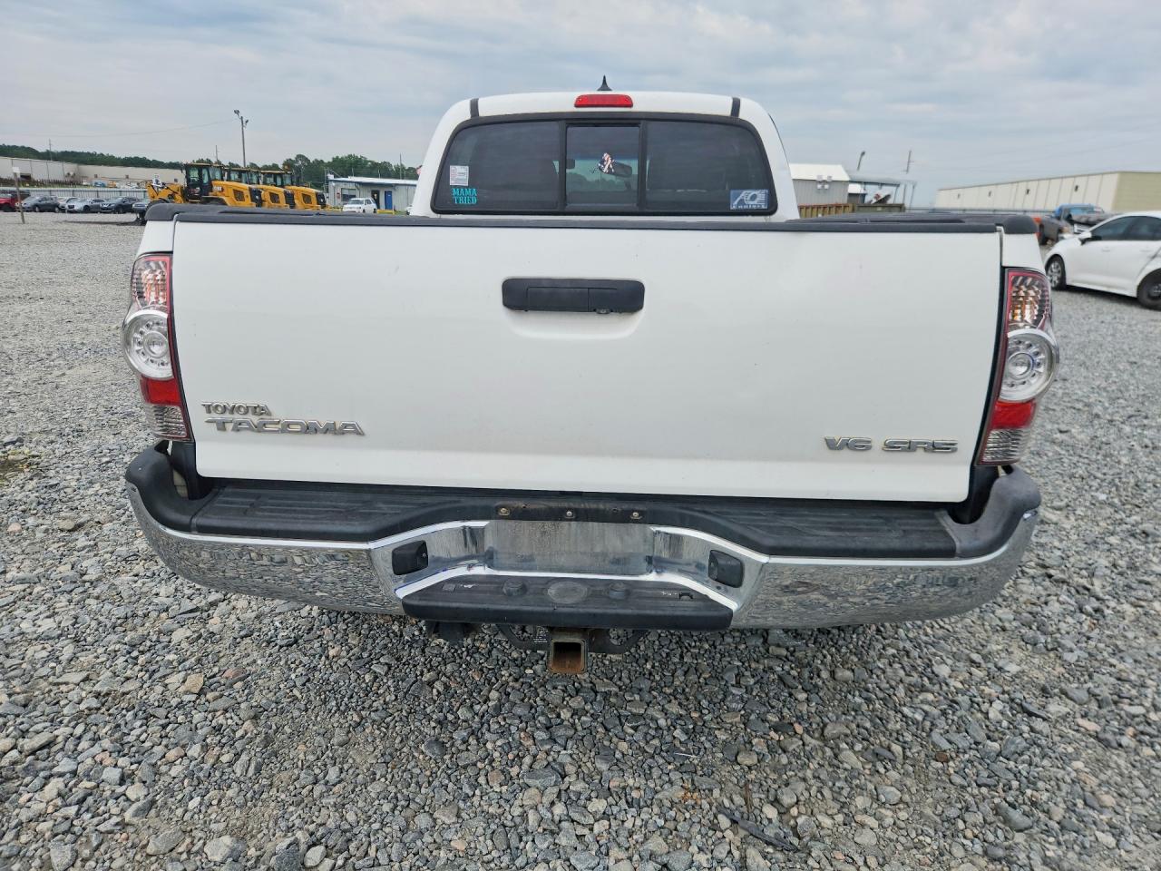 2012 Toyota Tacoma Double Cab Long Bed White vin: 5TFMU4FN3CX008847