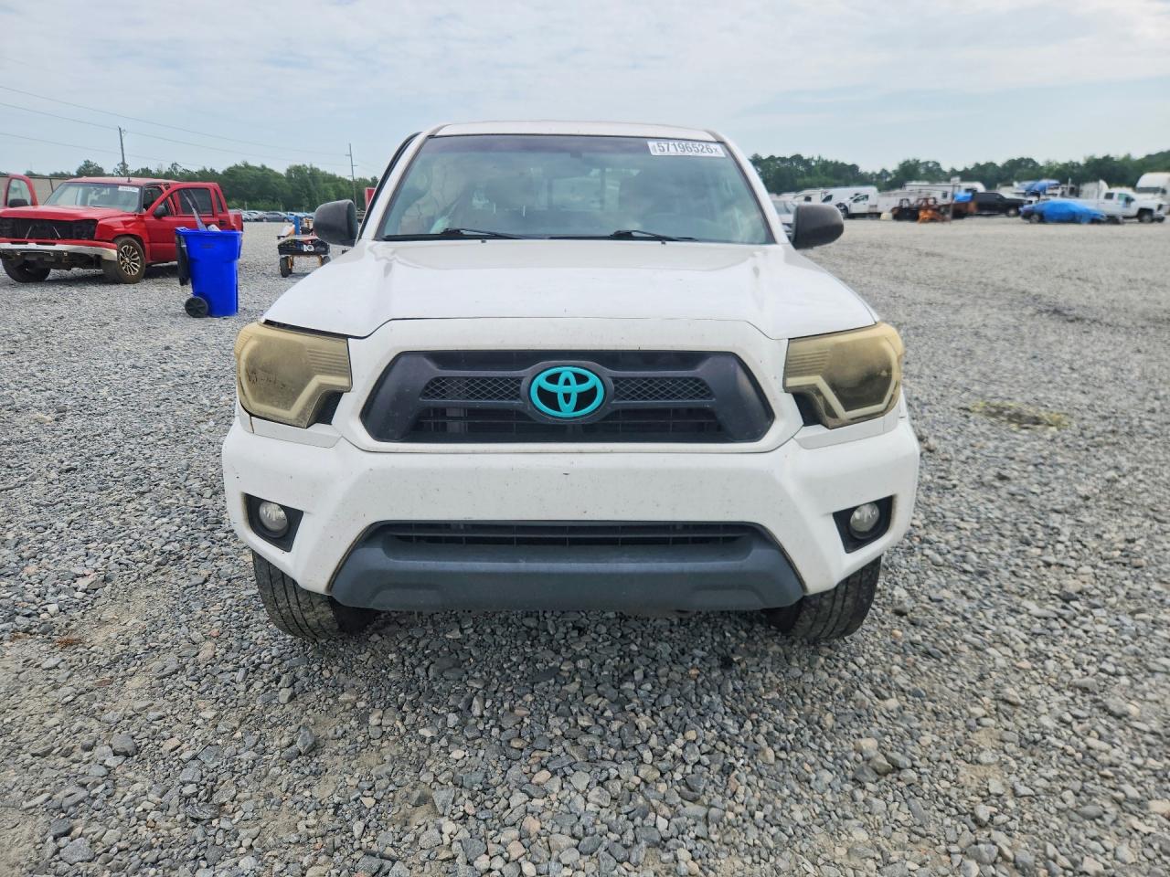 2012 Toyota Tacoma Double Cab Long Bed White vin: 5TFMU4FN3CX008847