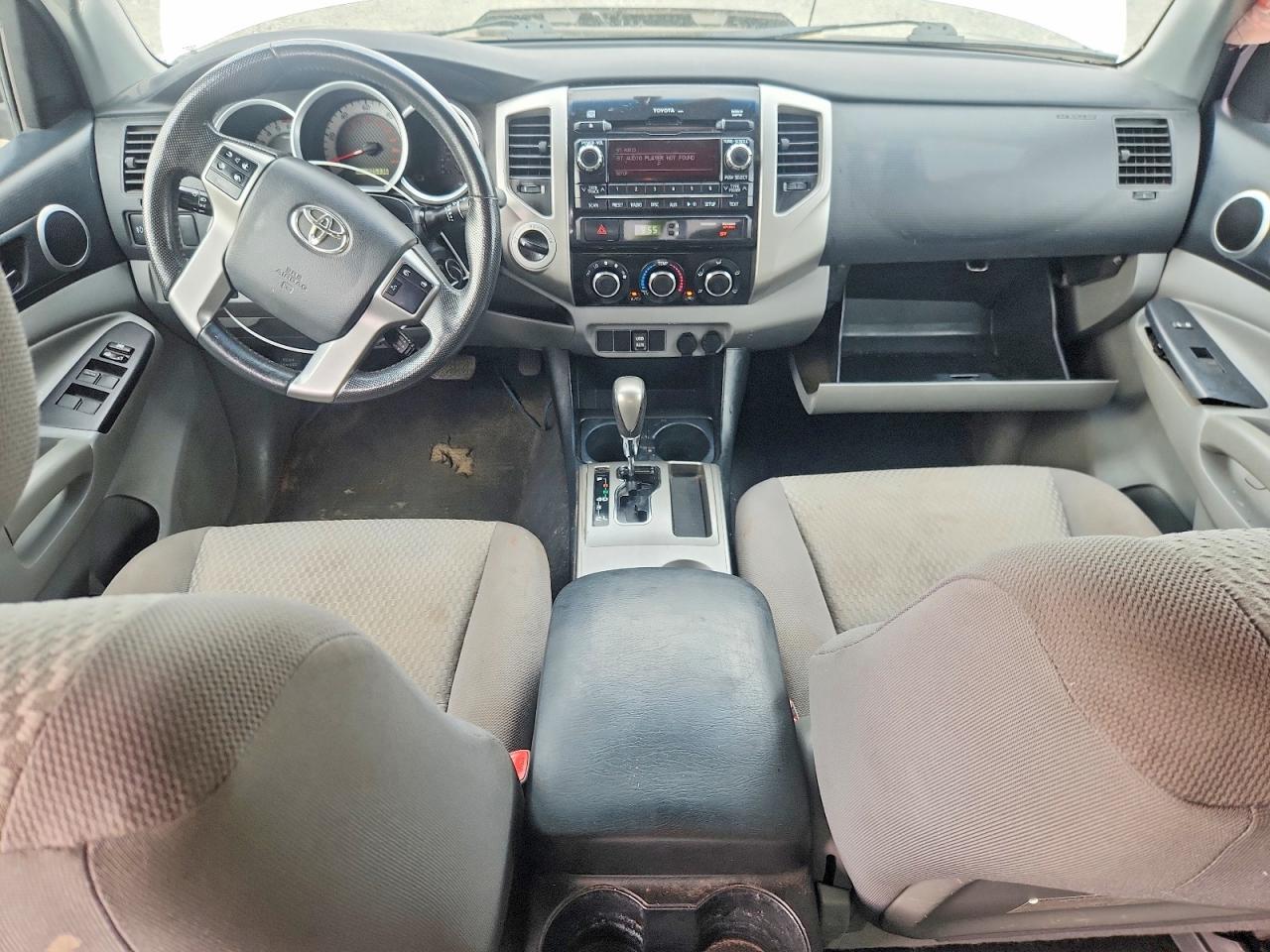 2012 Toyota Tacoma Double Cab Long Bed White vin: 5TFMU4FN3CX008847