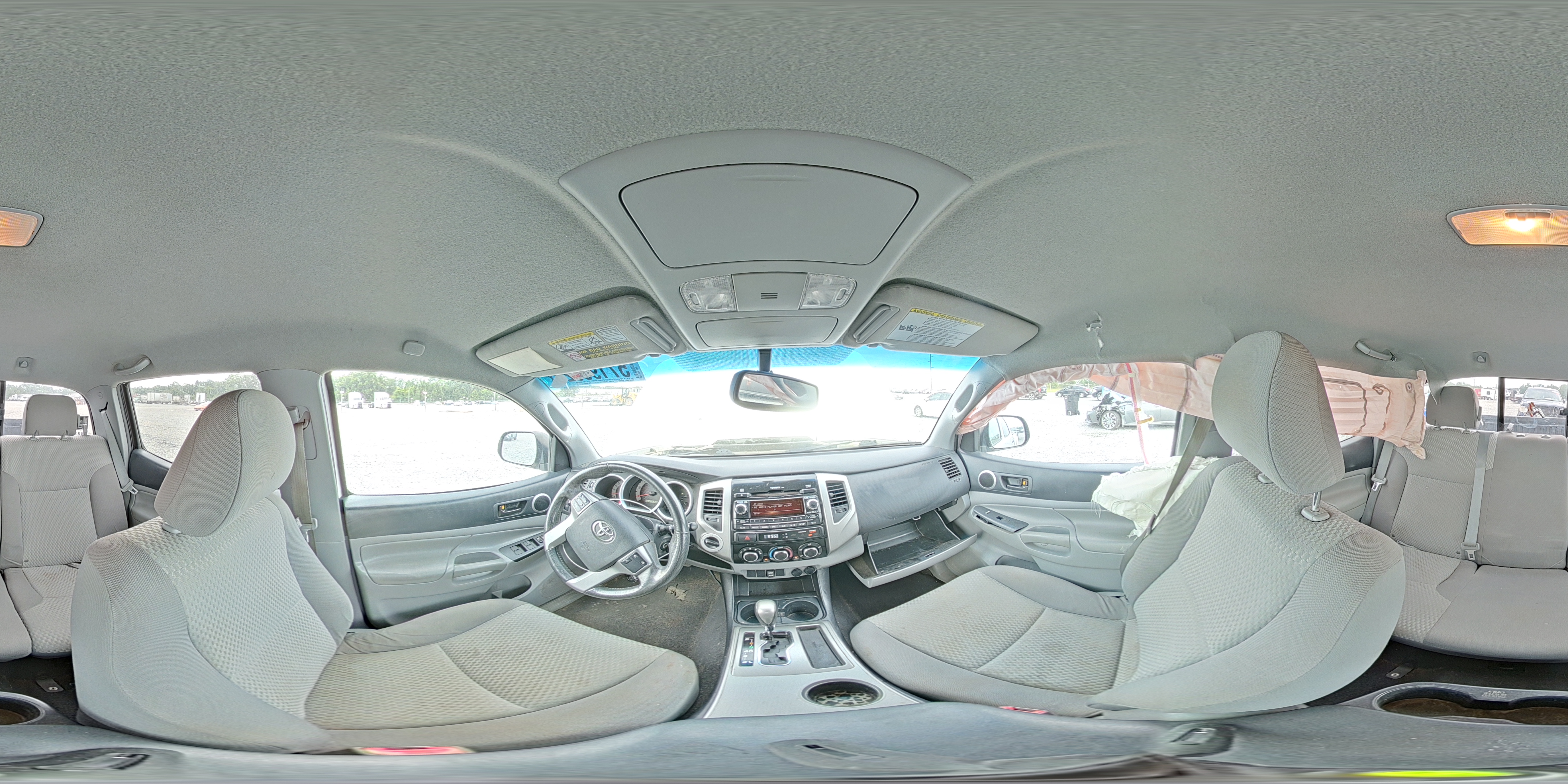 2012 Toyota Tacoma Double Cab Long Bed White vin: 5TFMU4FN3CX008847