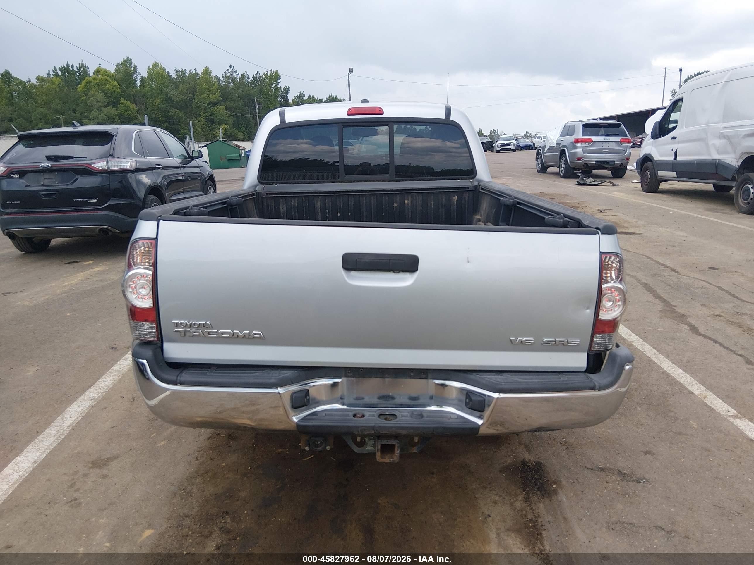 2011 Toyota Tacoma Base V6 Silver vin: 5TFMU4FN5BX001803