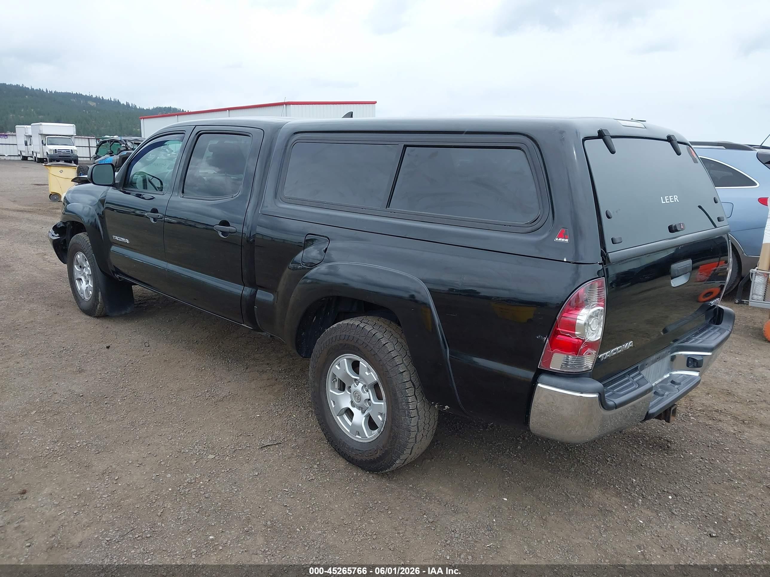 2012 Toyota Tacoma V6 Black vin: 5TFMU4FN5CX006243