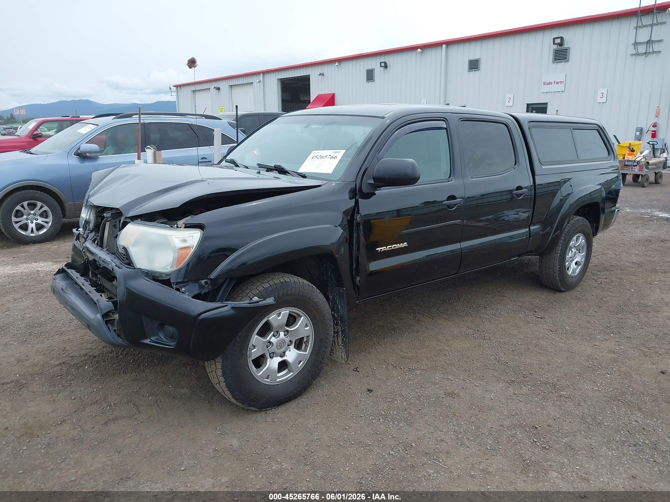 2012 Toyota Tacoma V6 Black vin: 5TFMU4FN5CX006243