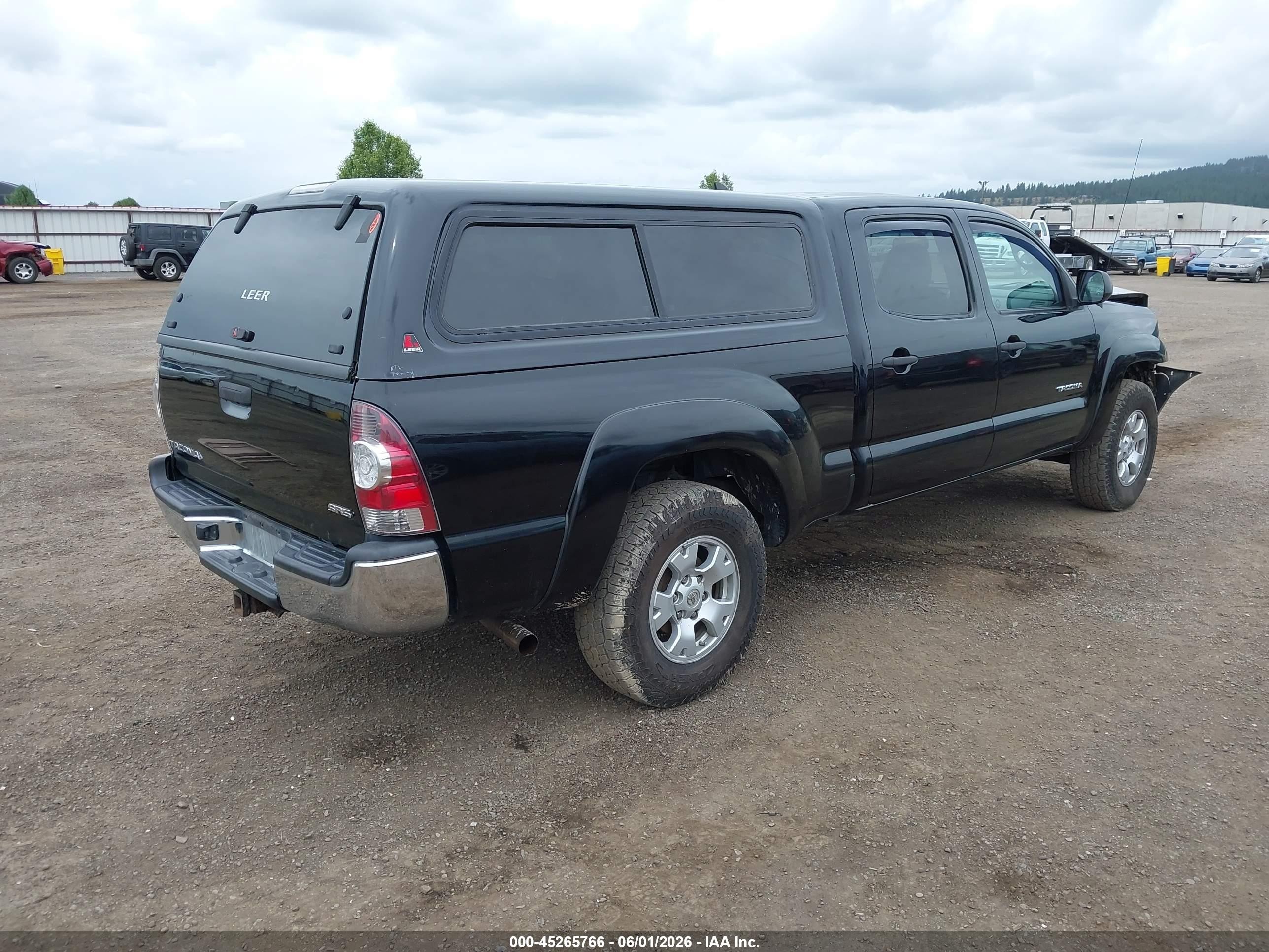 2012 Toyota Tacoma V6 Black vin: 5TFMU4FN5CX006243