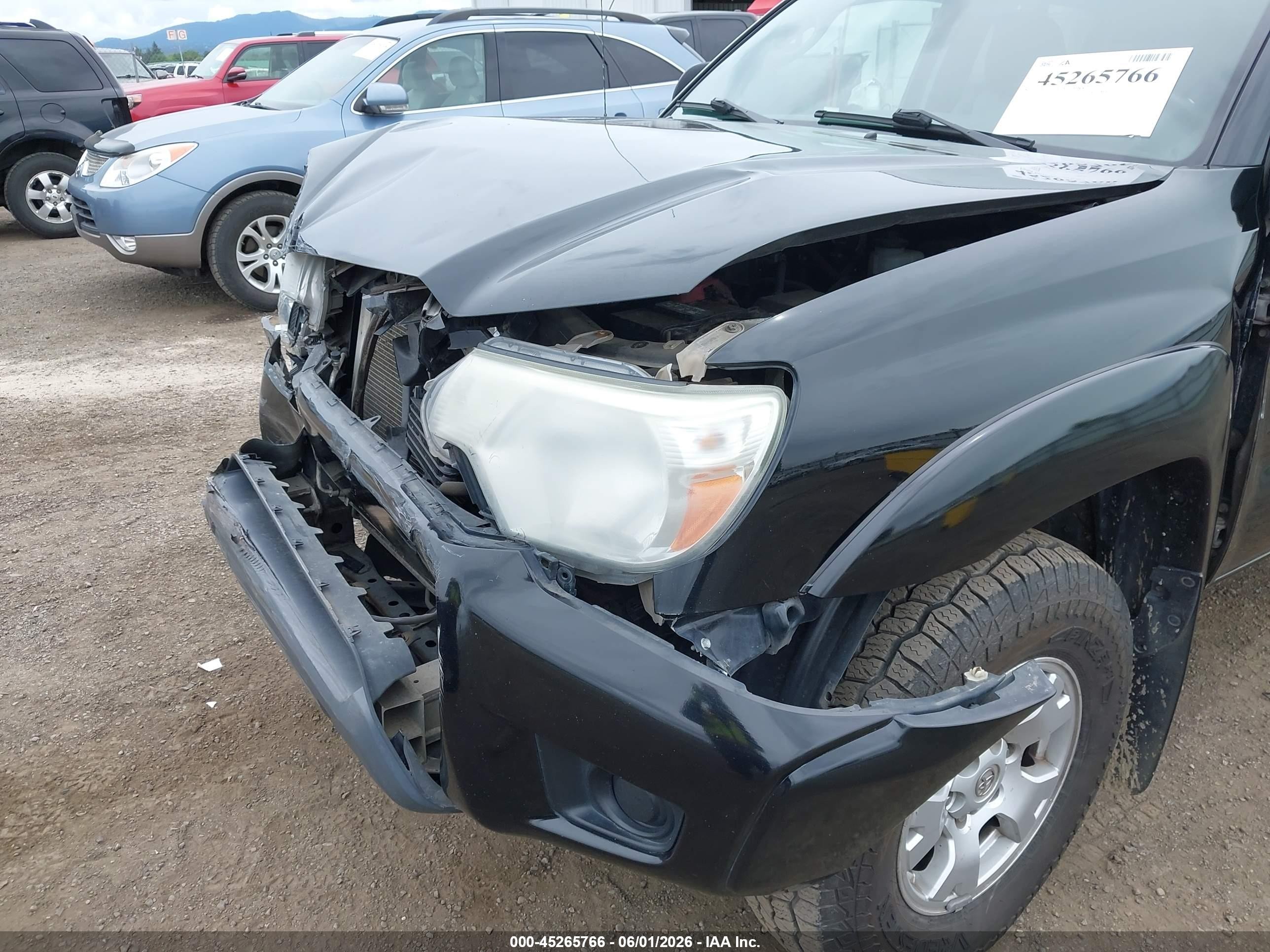2012 Toyota Tacoma V6 Black vin: 5TFMU4FN5CX006243