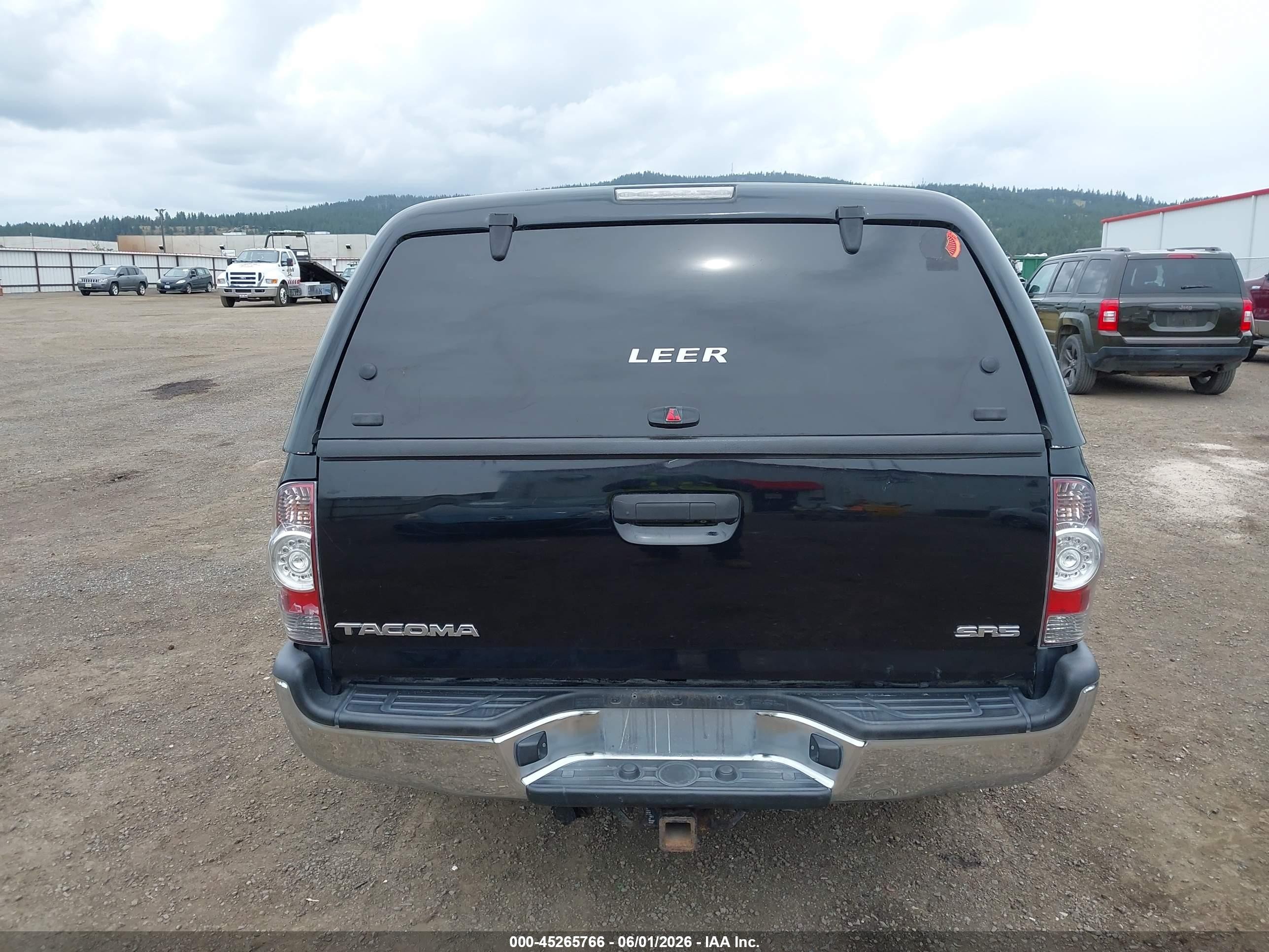 2012 Toyota Tacoma V6 Black vin: 5TFMU4FN5CX006243