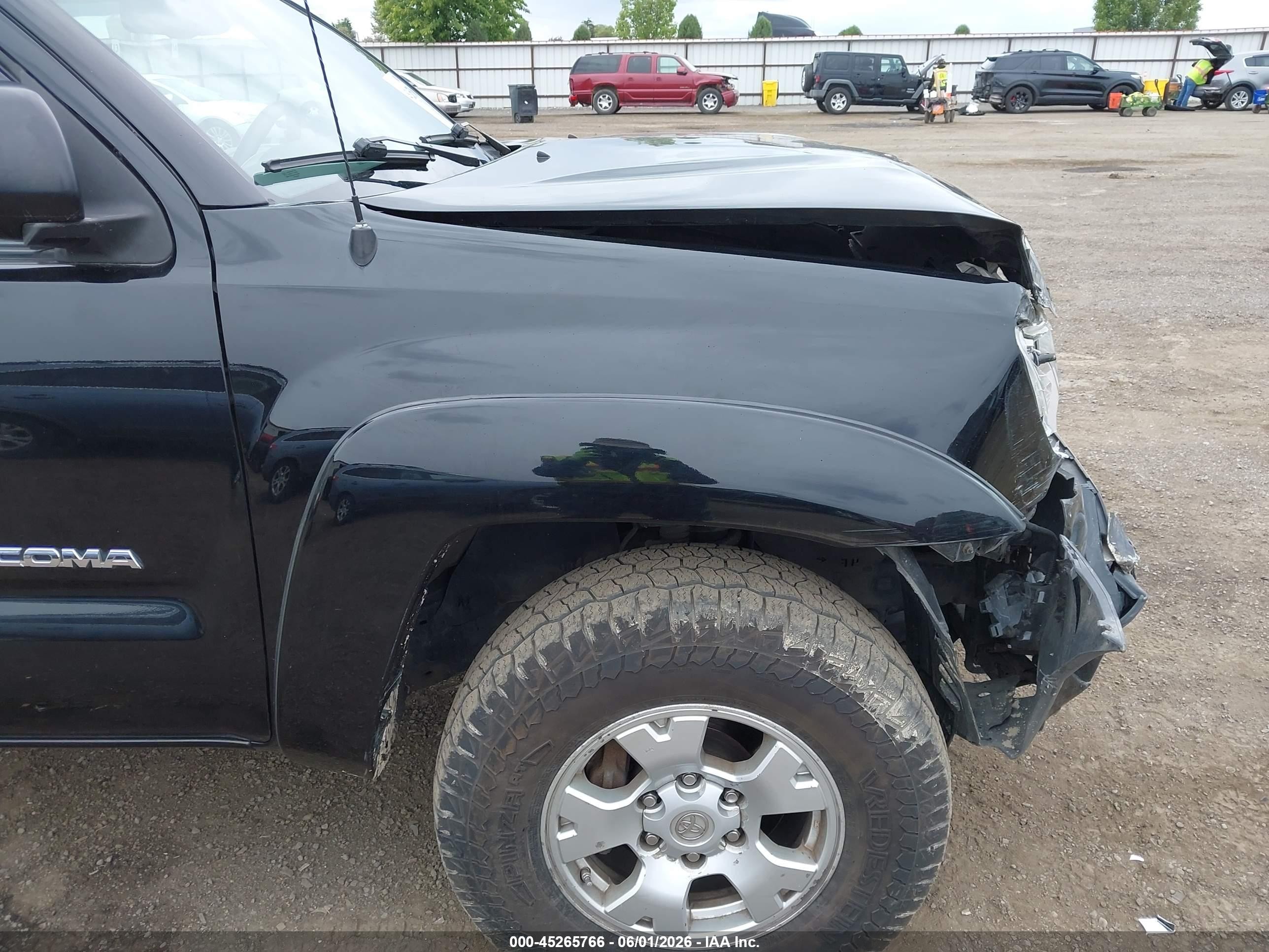 2012 Toyota Tacoma V6 Black vin: 5TFMU4FN5CX006243