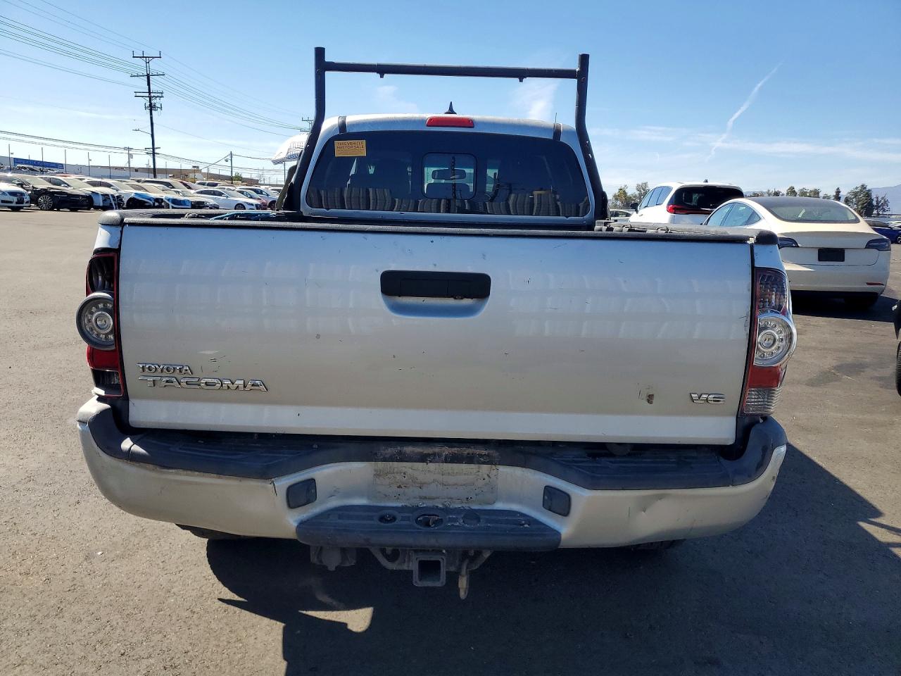 2013 Toyota Tacoma Double Cab Long Bed Silver vin: 5TFMU4FN5DX012559