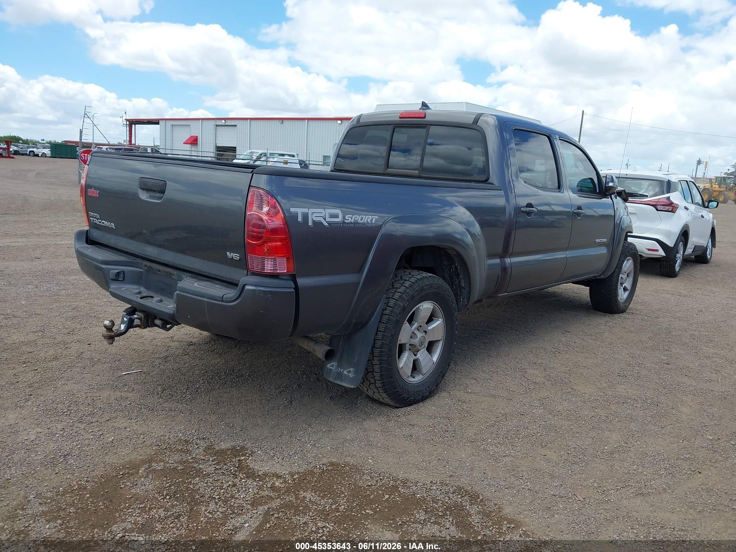 2014 Toyota Tacoma Base V6 Gray vin: 5TFMU4FN5EX024115