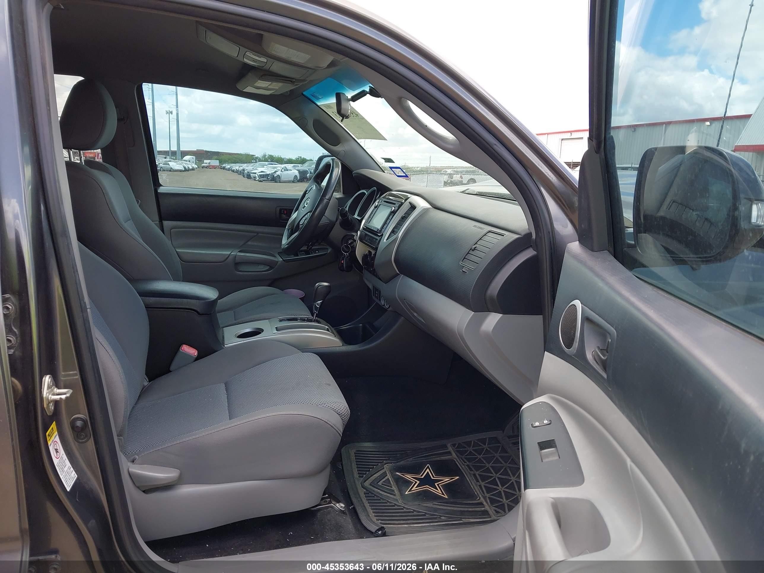 2014 Toyota Tacoma Base V6 Gray vin: 5TFMU4FN5EX024115