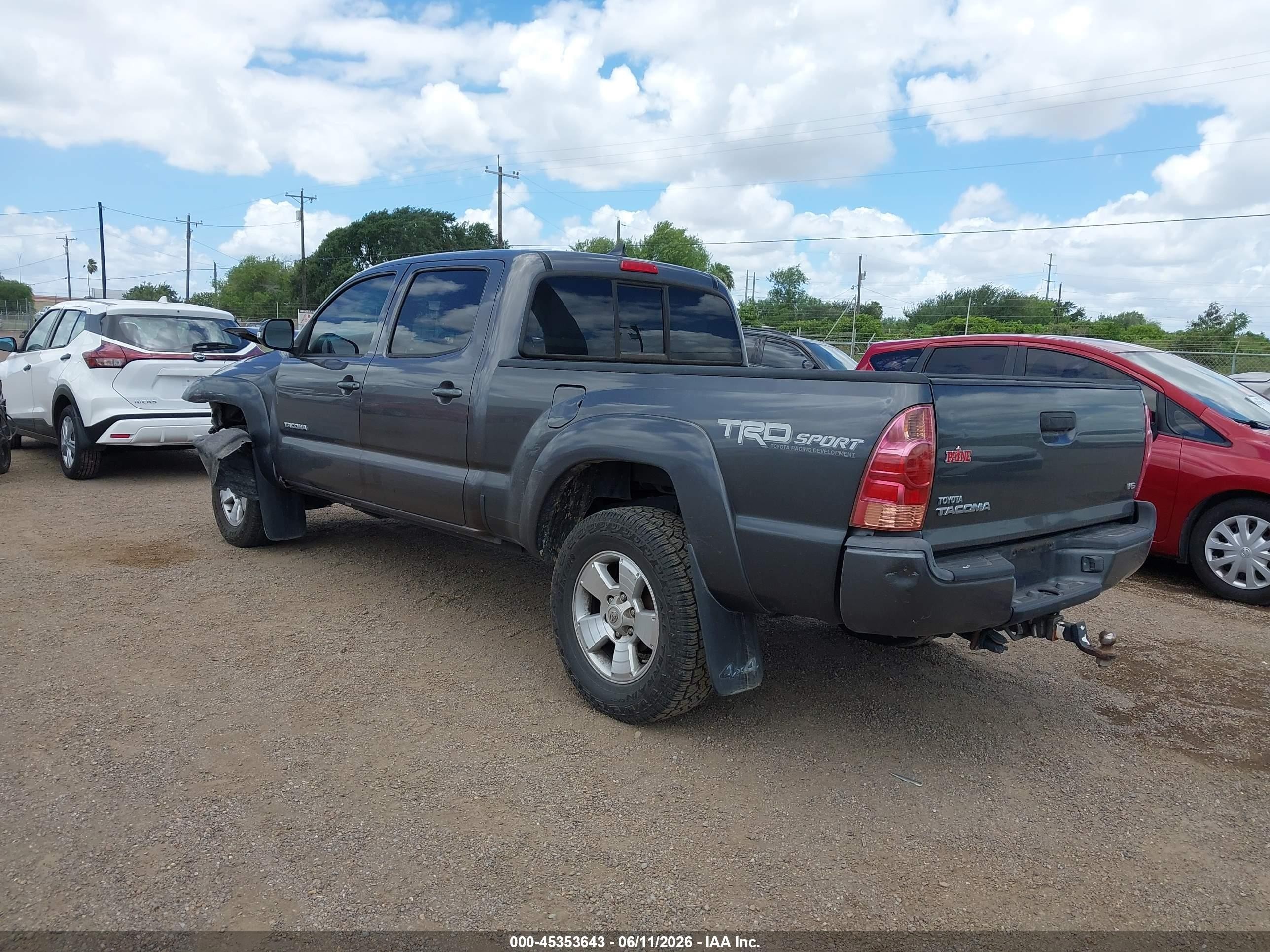 2014 Toyota Tacoma Base V6 Gray vin: 5TFMU4FN5EX024115