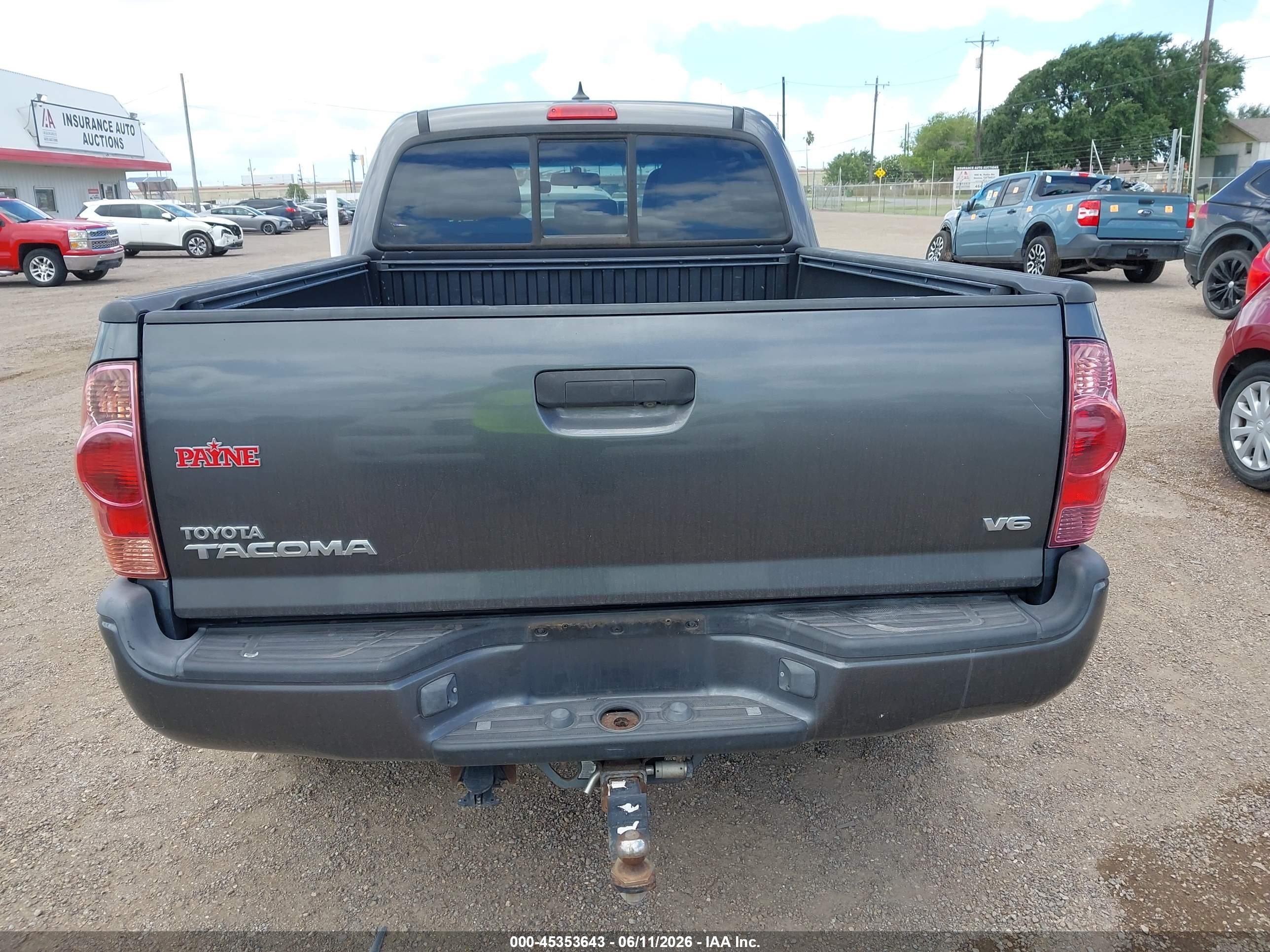 2014 Toyota Tacoma Base V6 Gray vin: 5TFMU4FN5EX024115