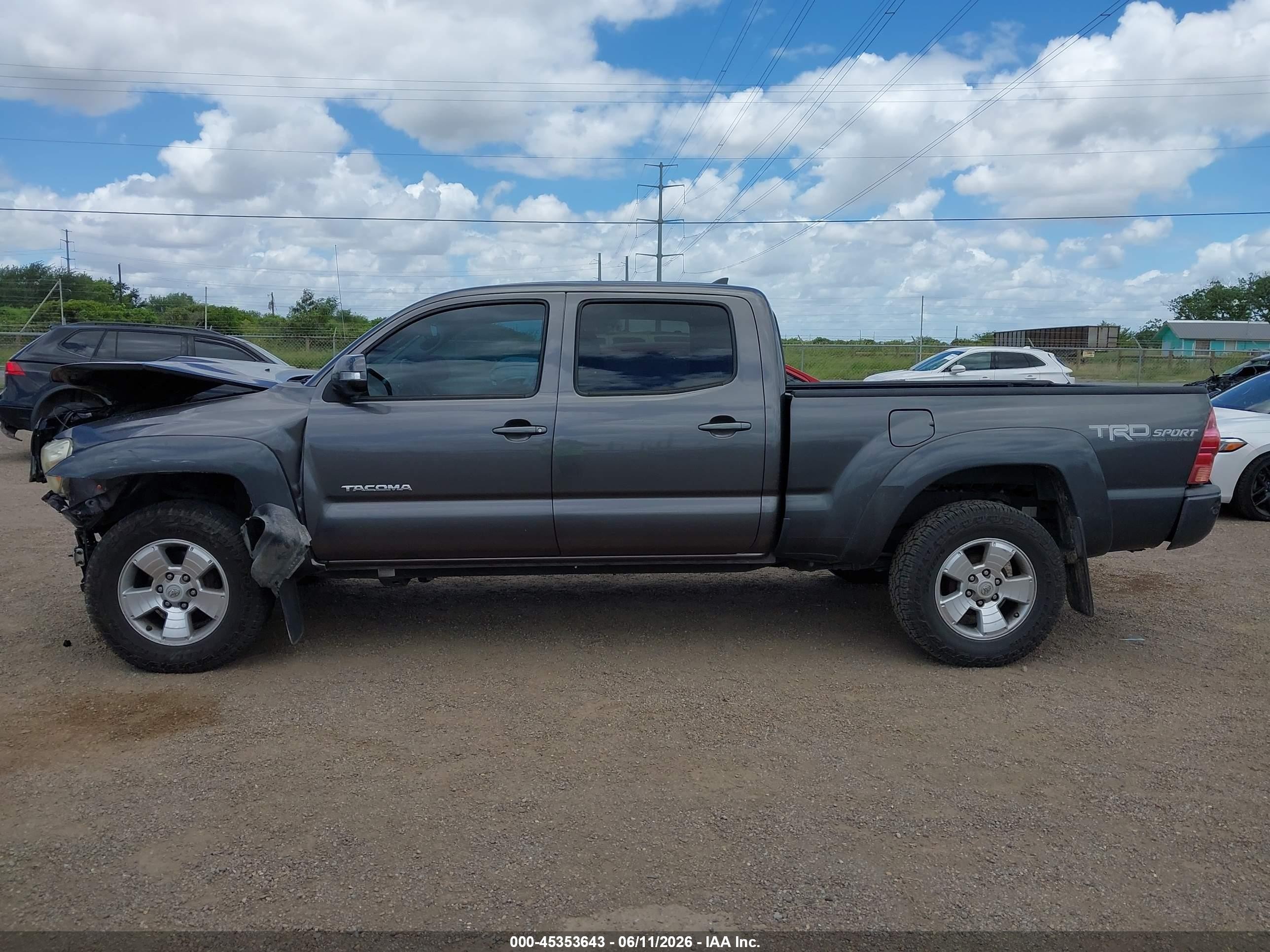2014 Toyota Tacoma Base V6 Gray vin: 5TFMU4FN5EX024115