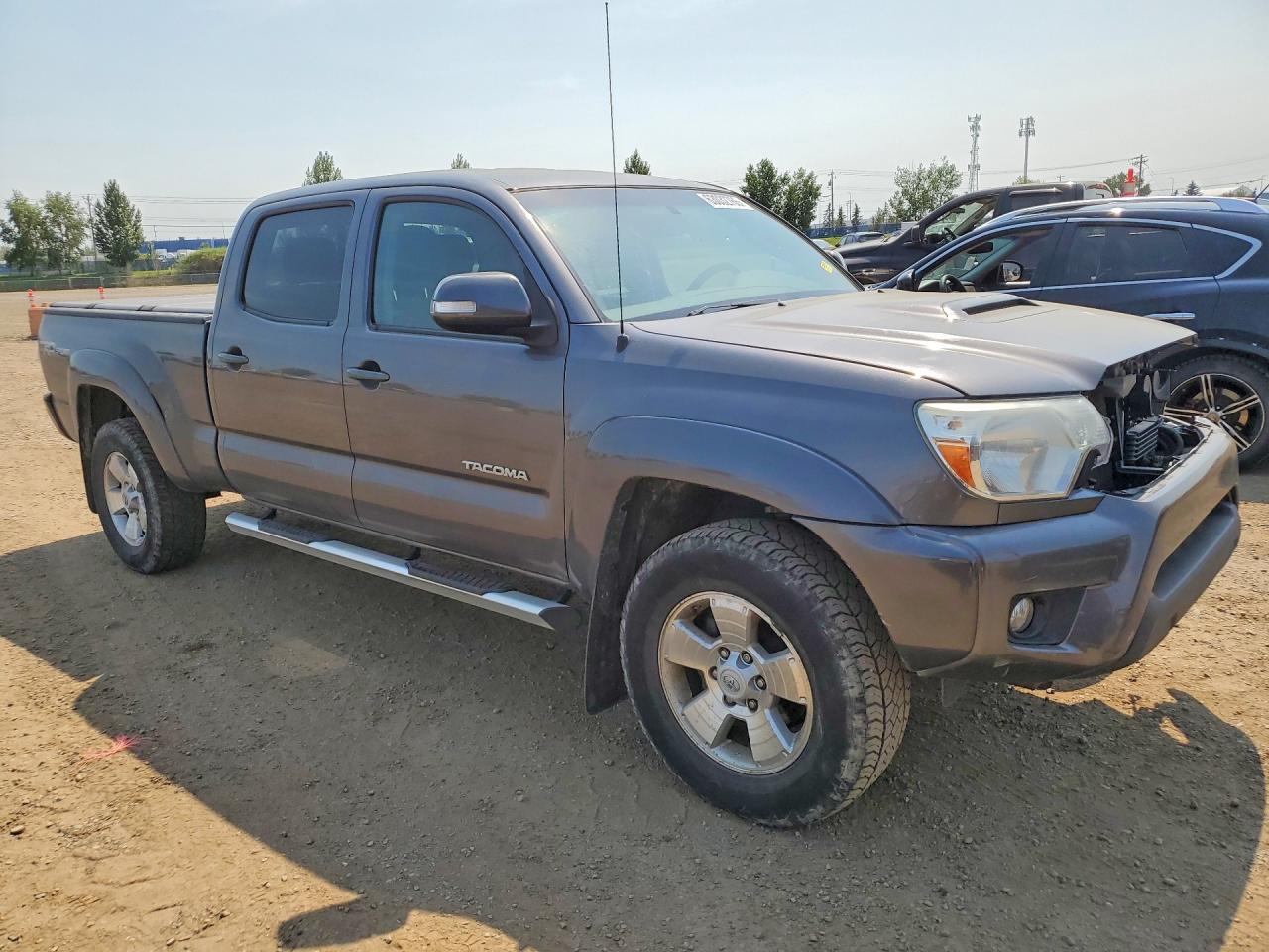 2015 Toyota Tacoma Double Cab Long Bed Серый vin: 5TFMU4FN5FX036413