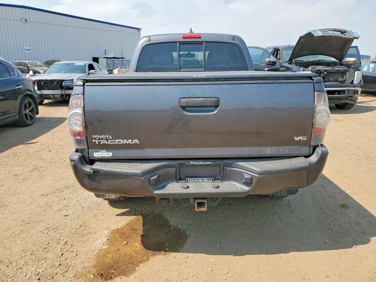 2015 Toyota Tacoma Double Cab Long Bed Серый vin: 5TFMU4FN5FX036413