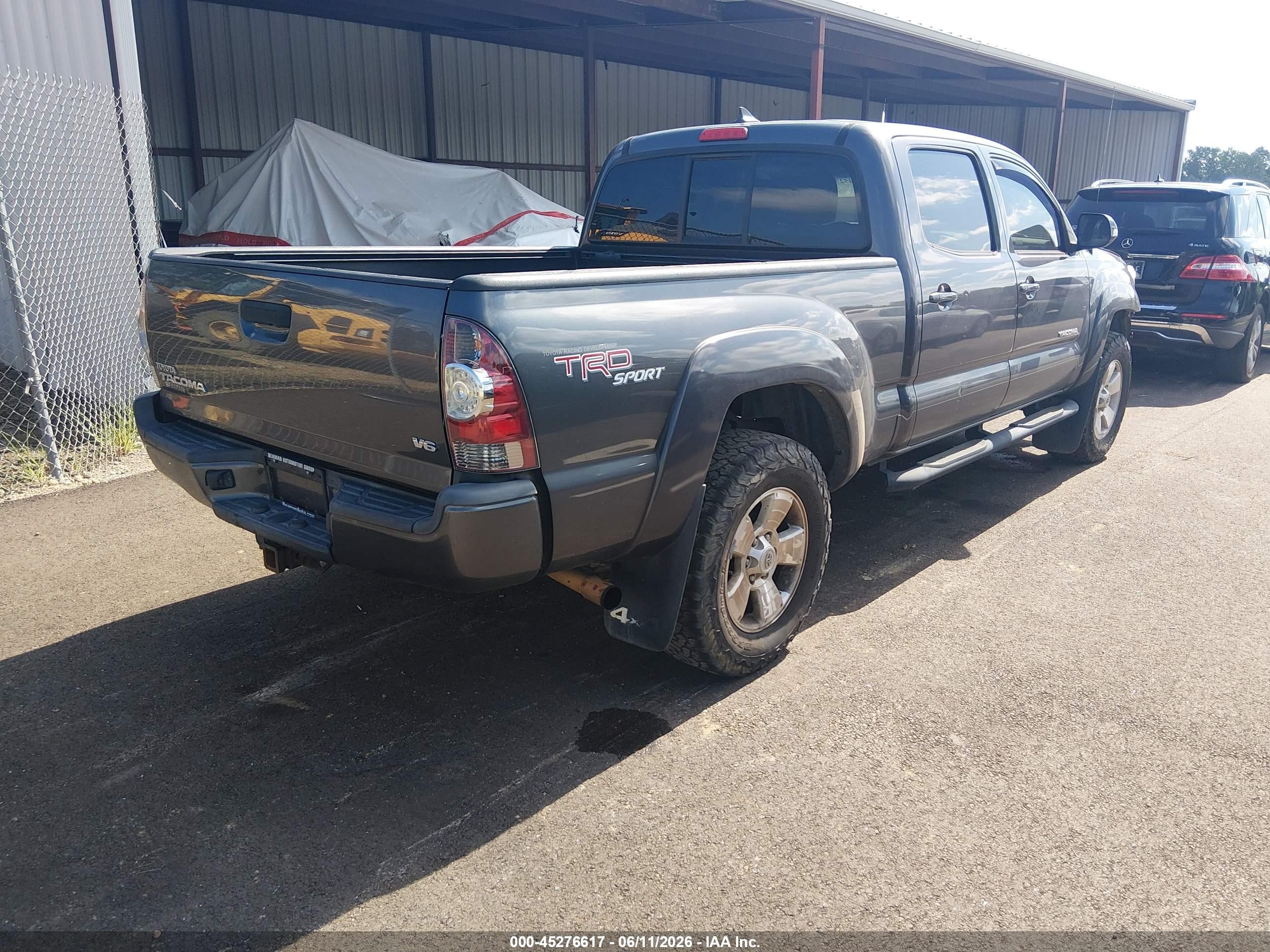 2013 Toyota Tacoma Base V6 Gray vin: 5TFMU4FN6DX014997