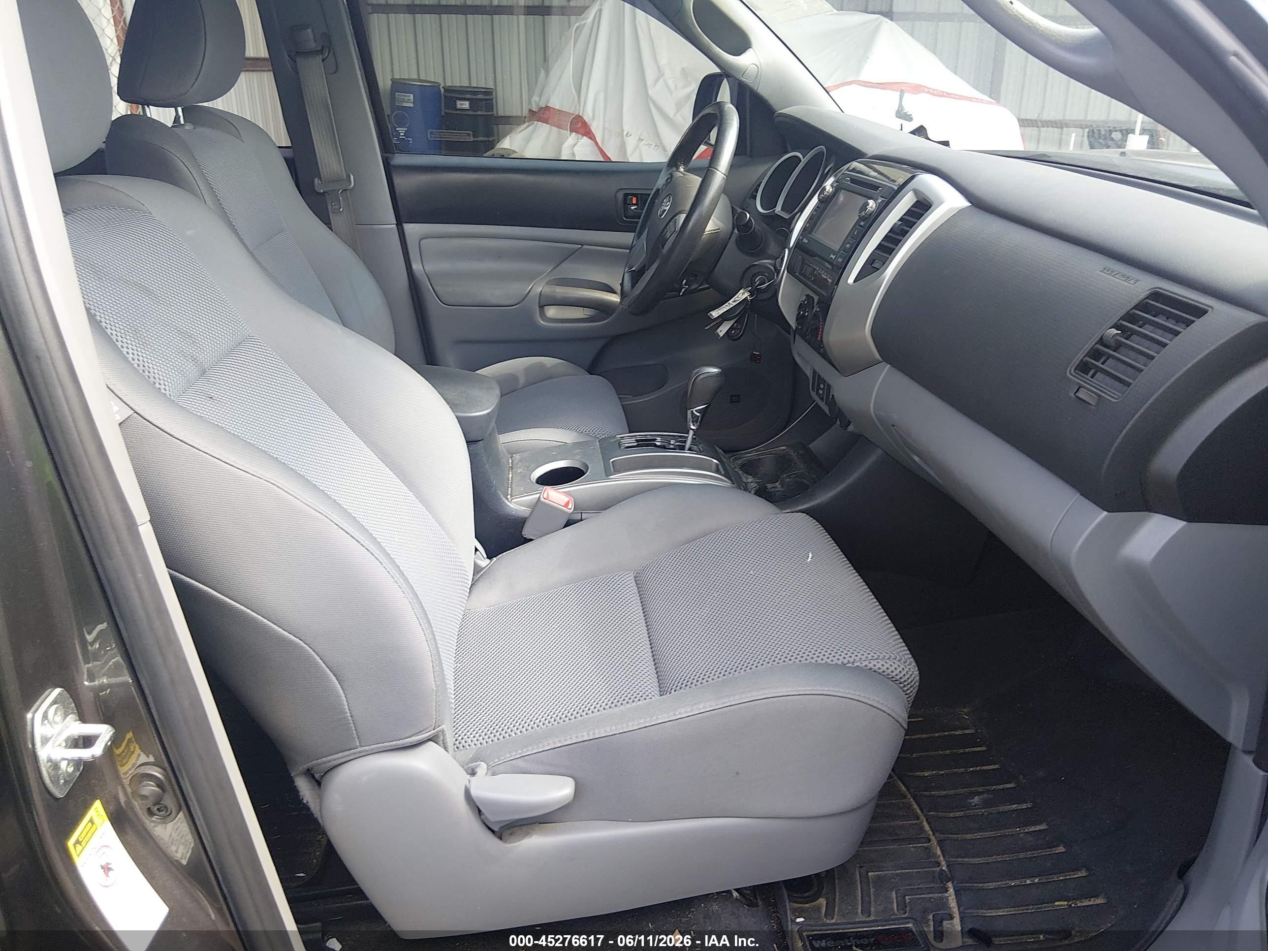 2013 Toyota Tacoma Base V6 Gray vin: 5TFMU4FN6DX014997