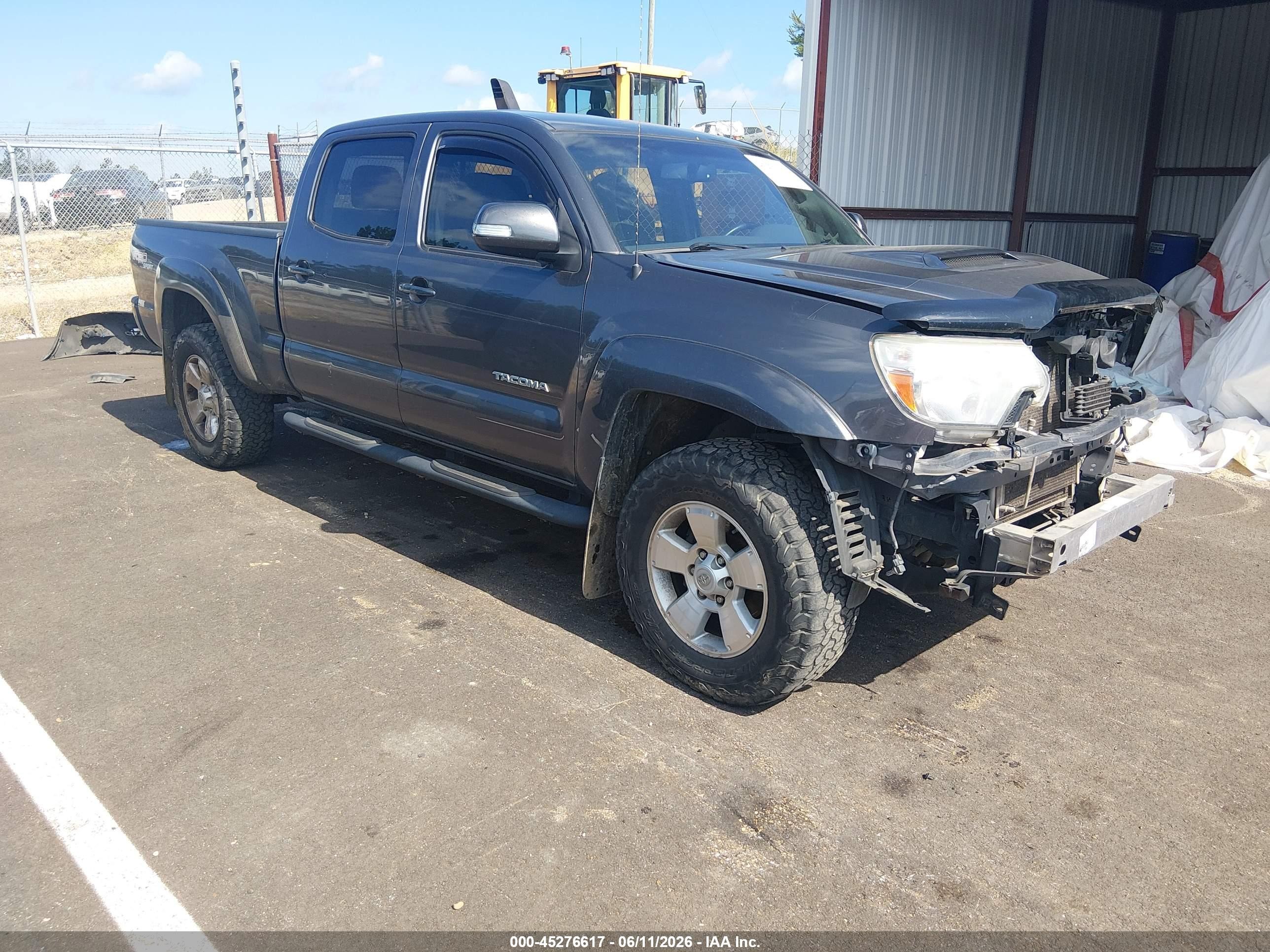 2013 Toyota Tacoma Base V6 Gray vin: 5TFMU4FN6DX014997