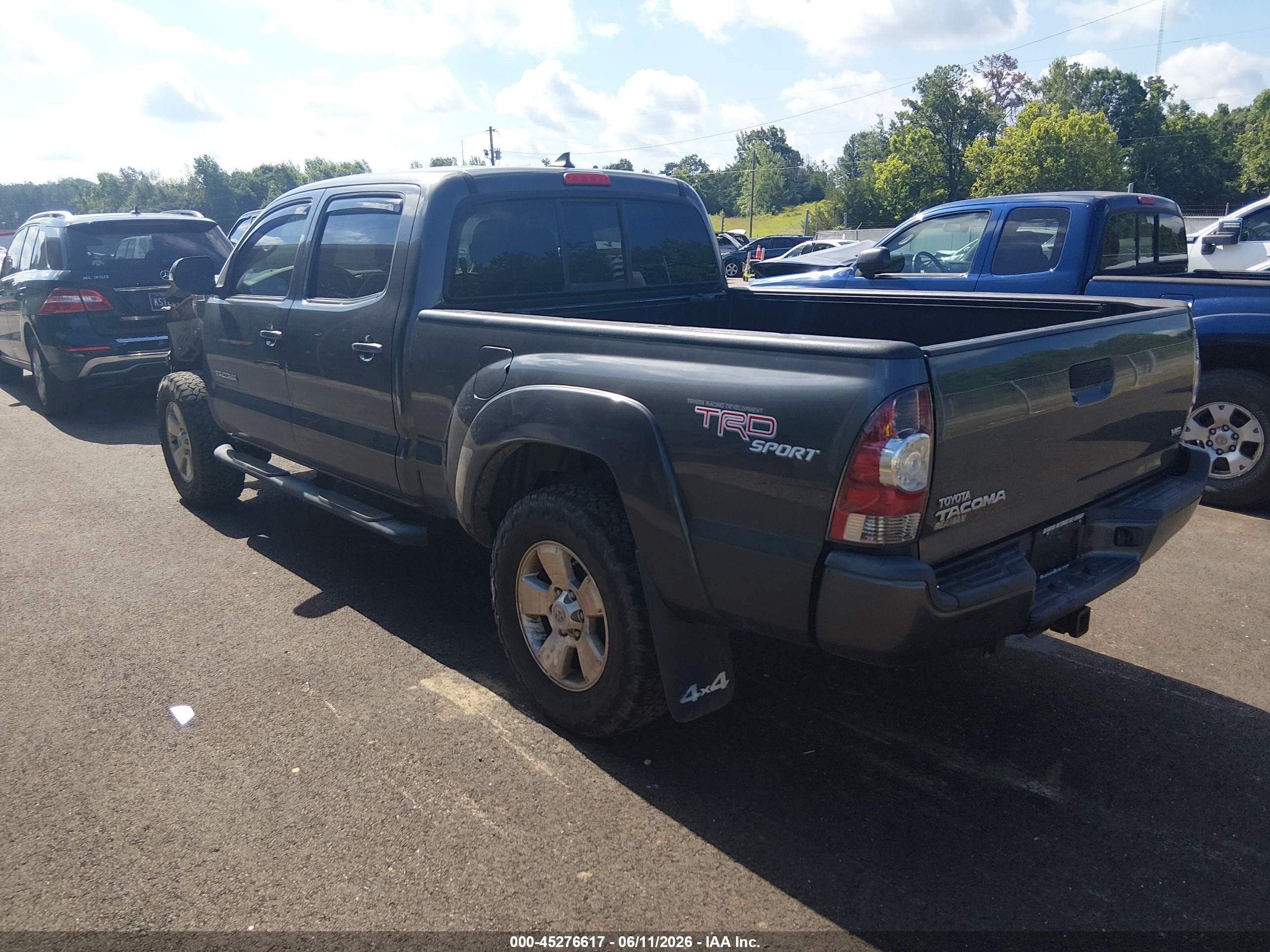 2013 Toyota Tacoma Base V6 Gray vin: 5TFMU4FN6DX014997