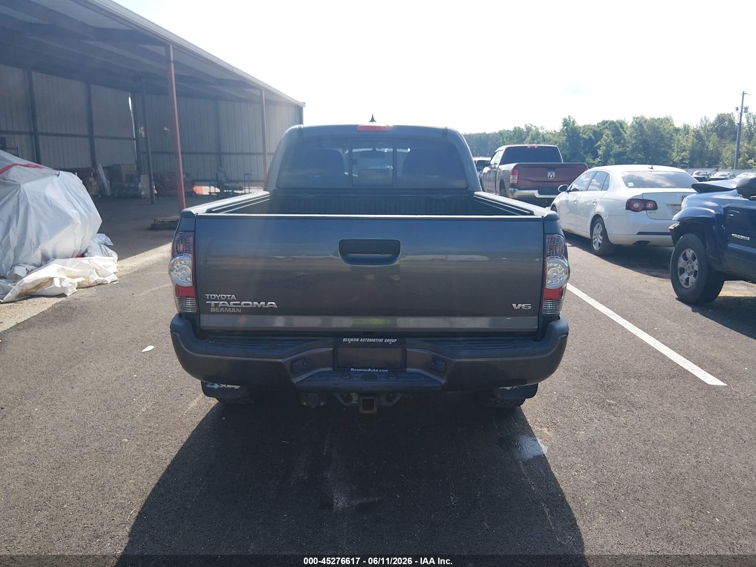 2013 Toyota Tacoma Base V6 Gray vin: 5TFMU4FN6DX014997