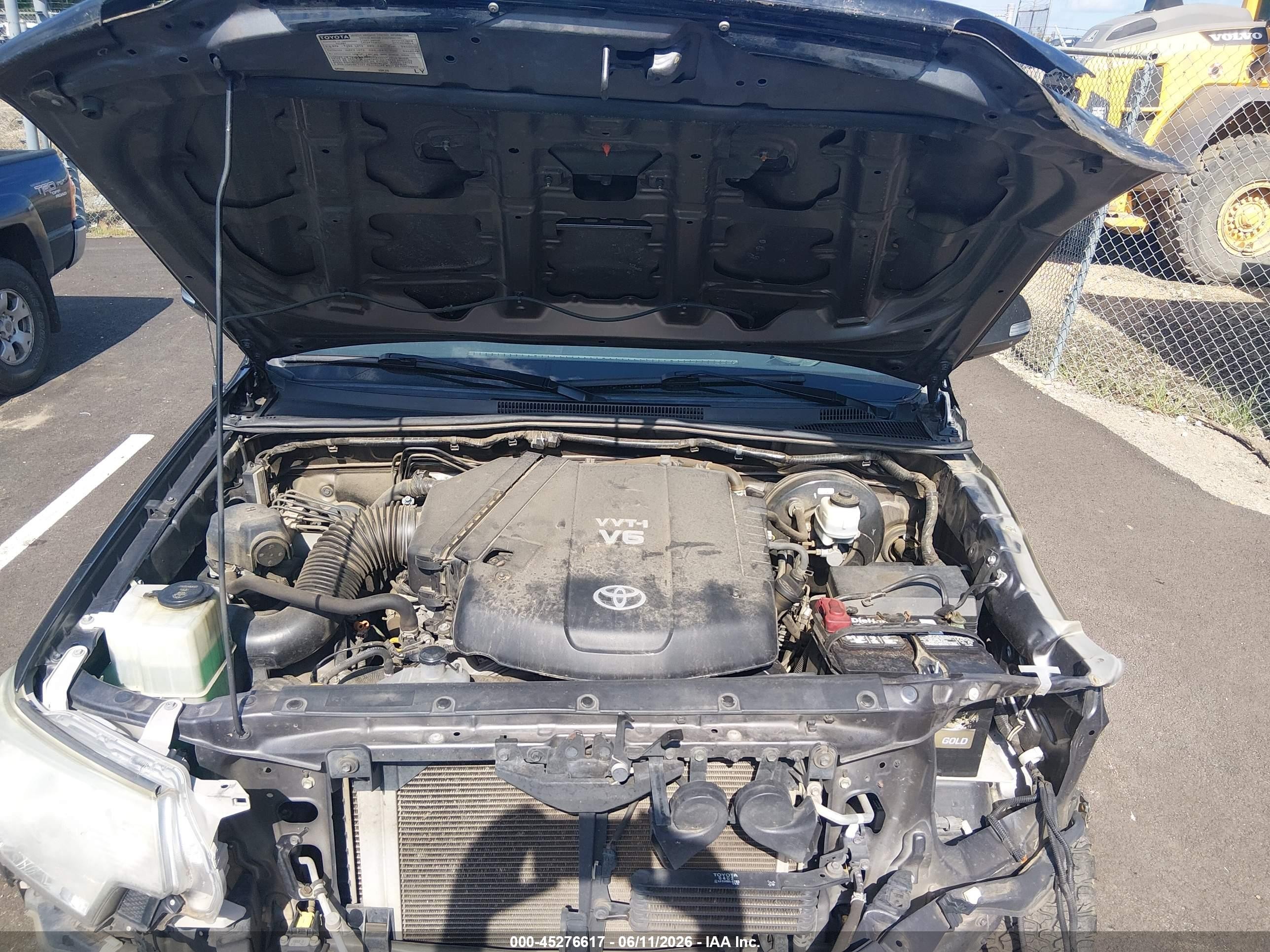 2013 Toyota Tacoma Base V6 Gray vin: 5TFMU4FN6DX014997