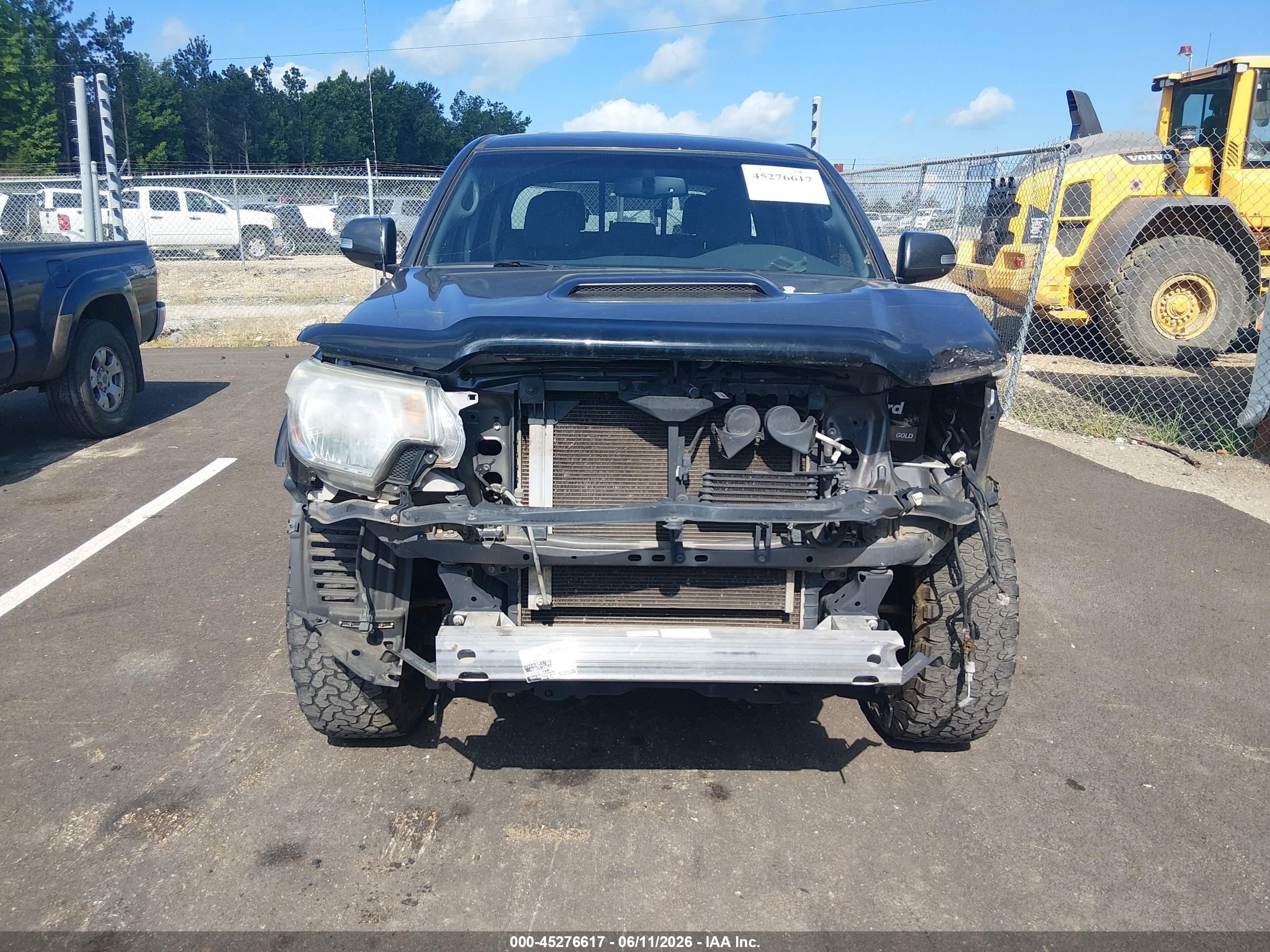 2013 Toyota Tacoma Base V6 Gray vin: 5TFMU4FN6DX014997