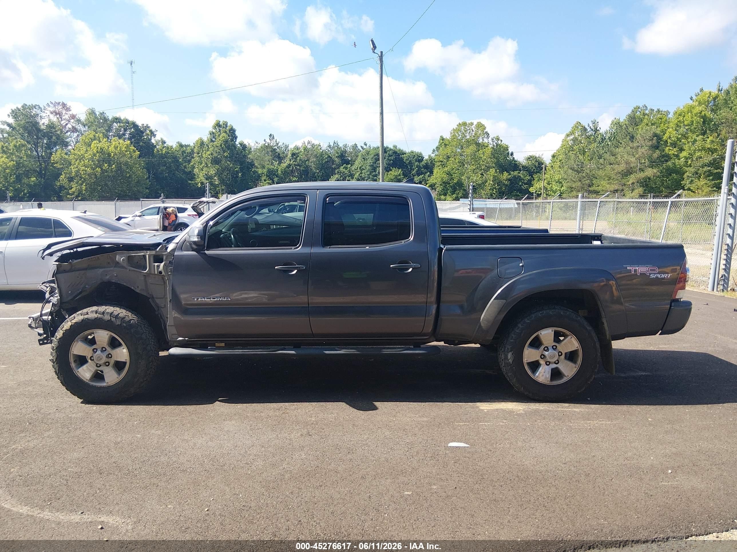 2013 Toyota Tacoma Base V6 Gray vin: 5TFMU4FN6DX014997