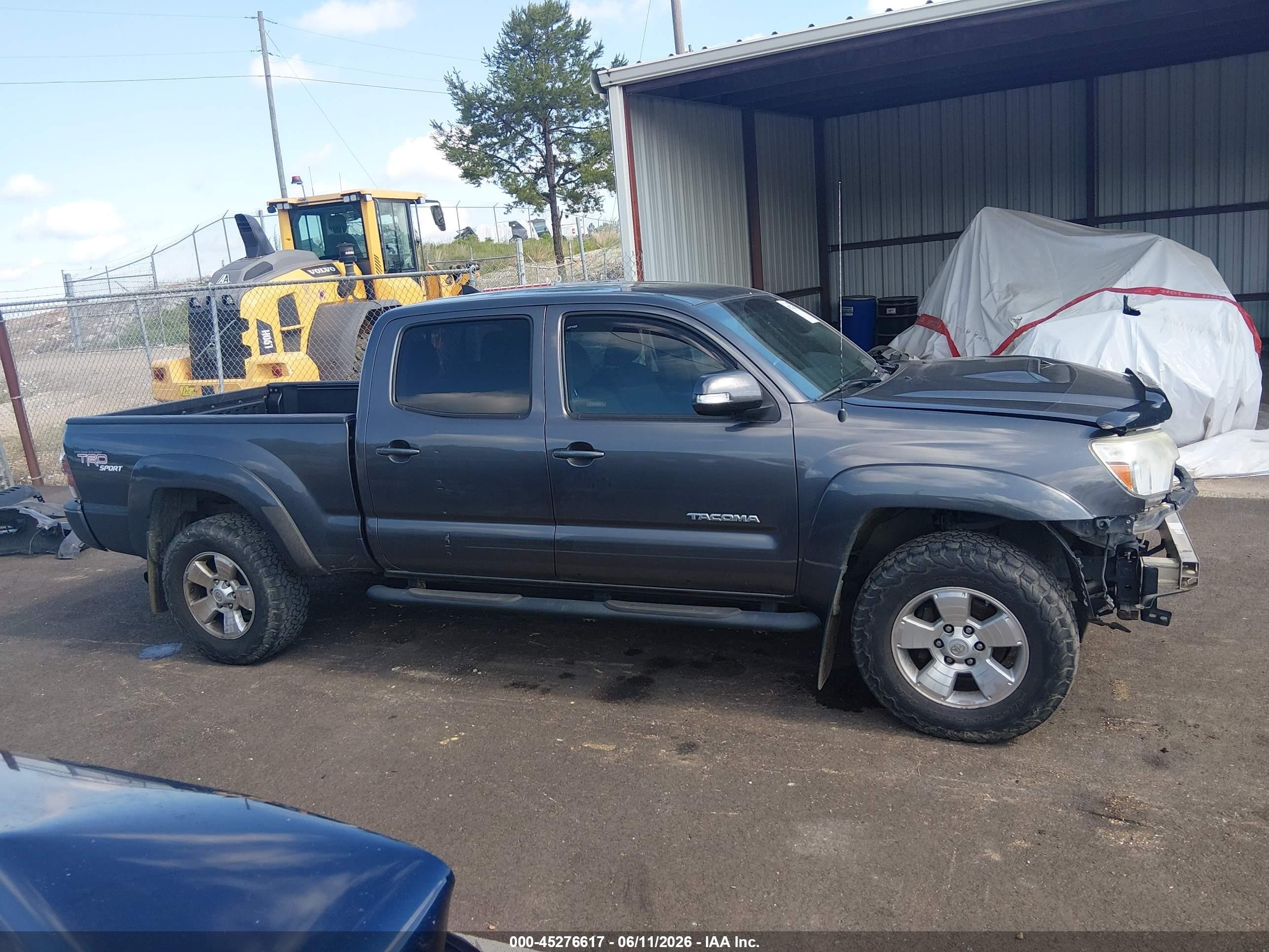 2013 Toyota Tacoma Base V6 Gray vin: 5TFMU4FN6DX014997