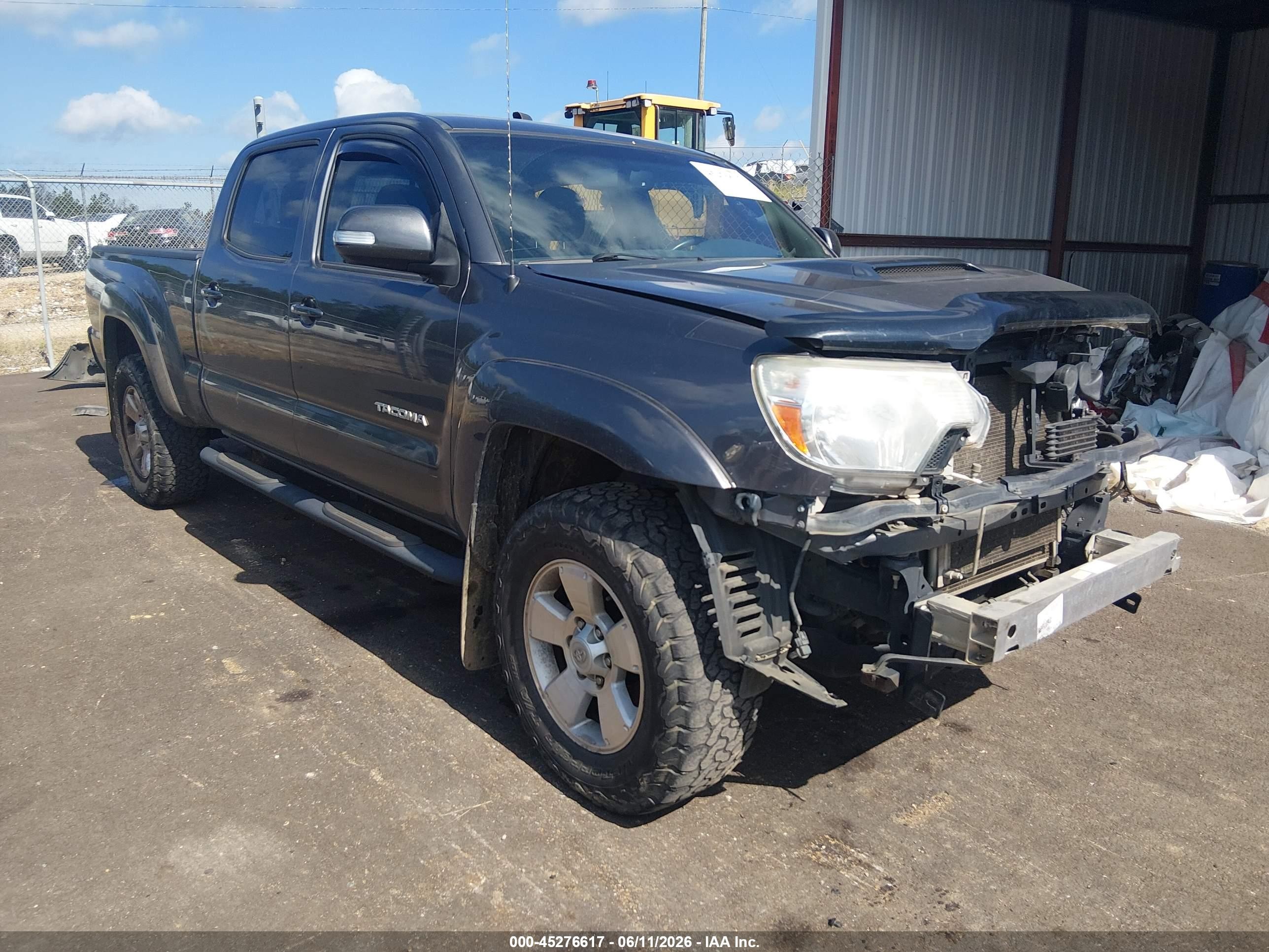 2013 Toyota Tacoma Base V6 Gray vin: 5TFMU4FN6DX014997