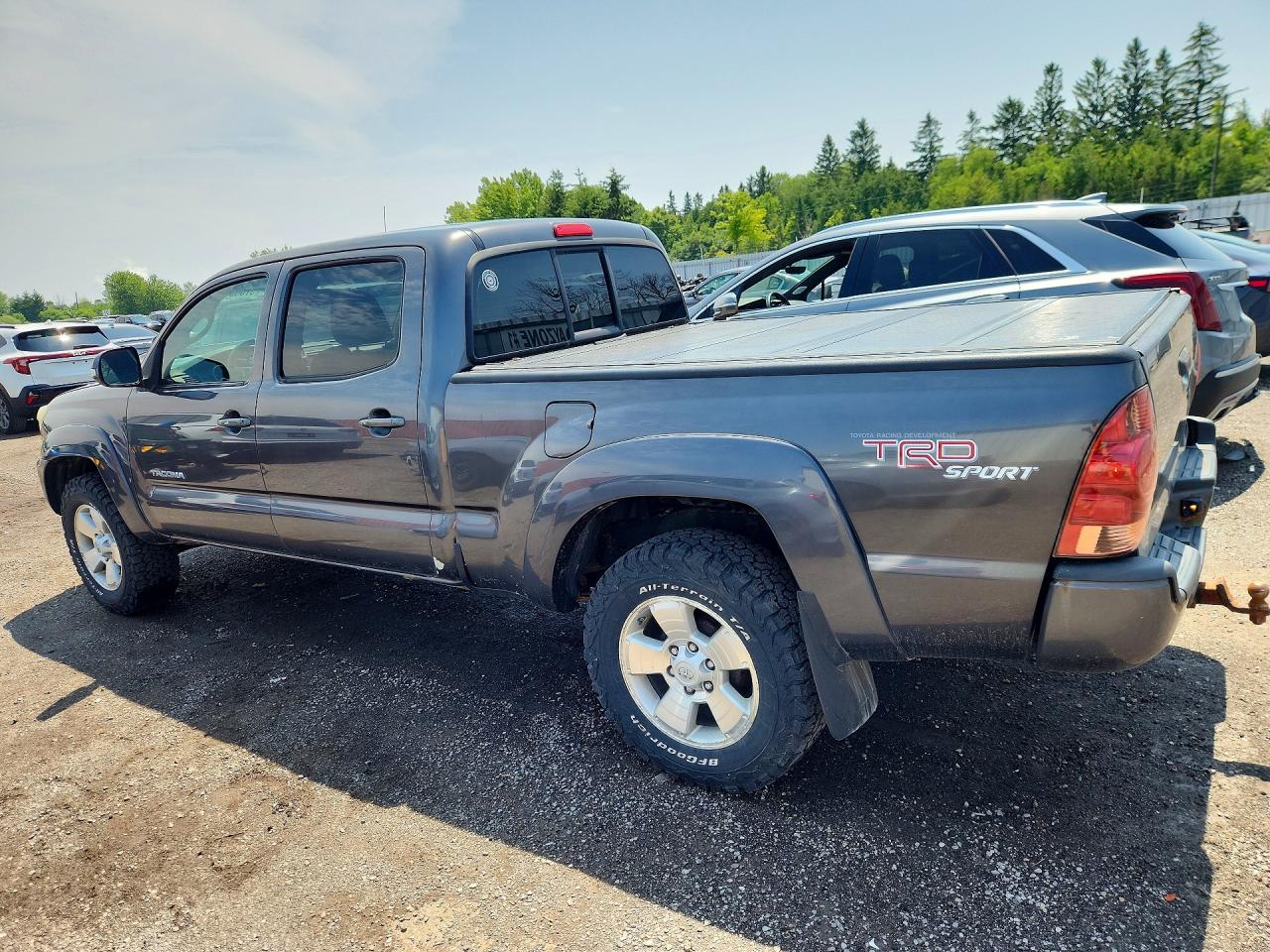 2013 Toyota Tacoma Double Cab Long Bed Gray vin: 5TFMU4FN6DX018452