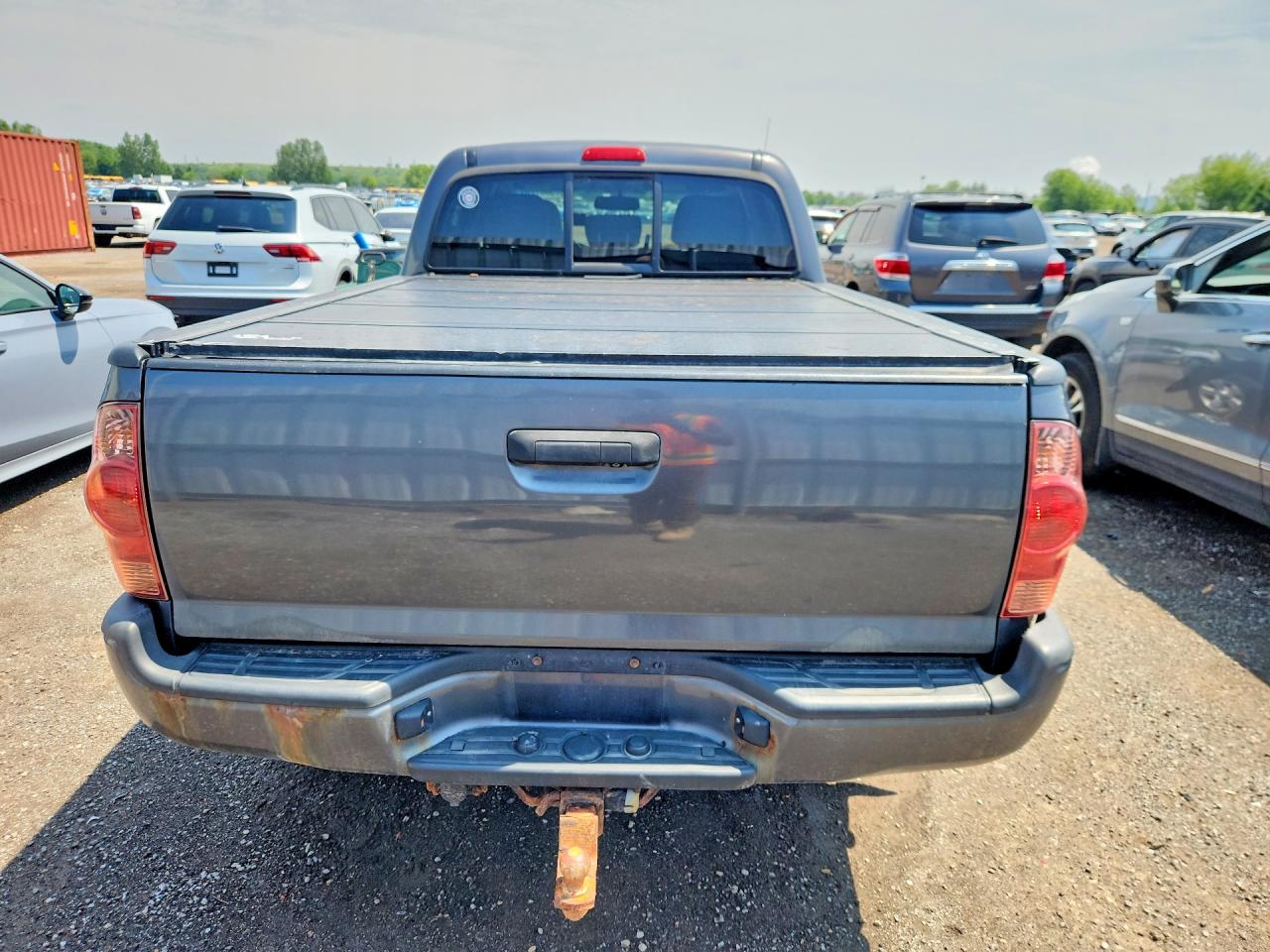 2013 Toyota Tacoma Double Cab Long Bed Gray vin: 5TFMU4FN6DX018452