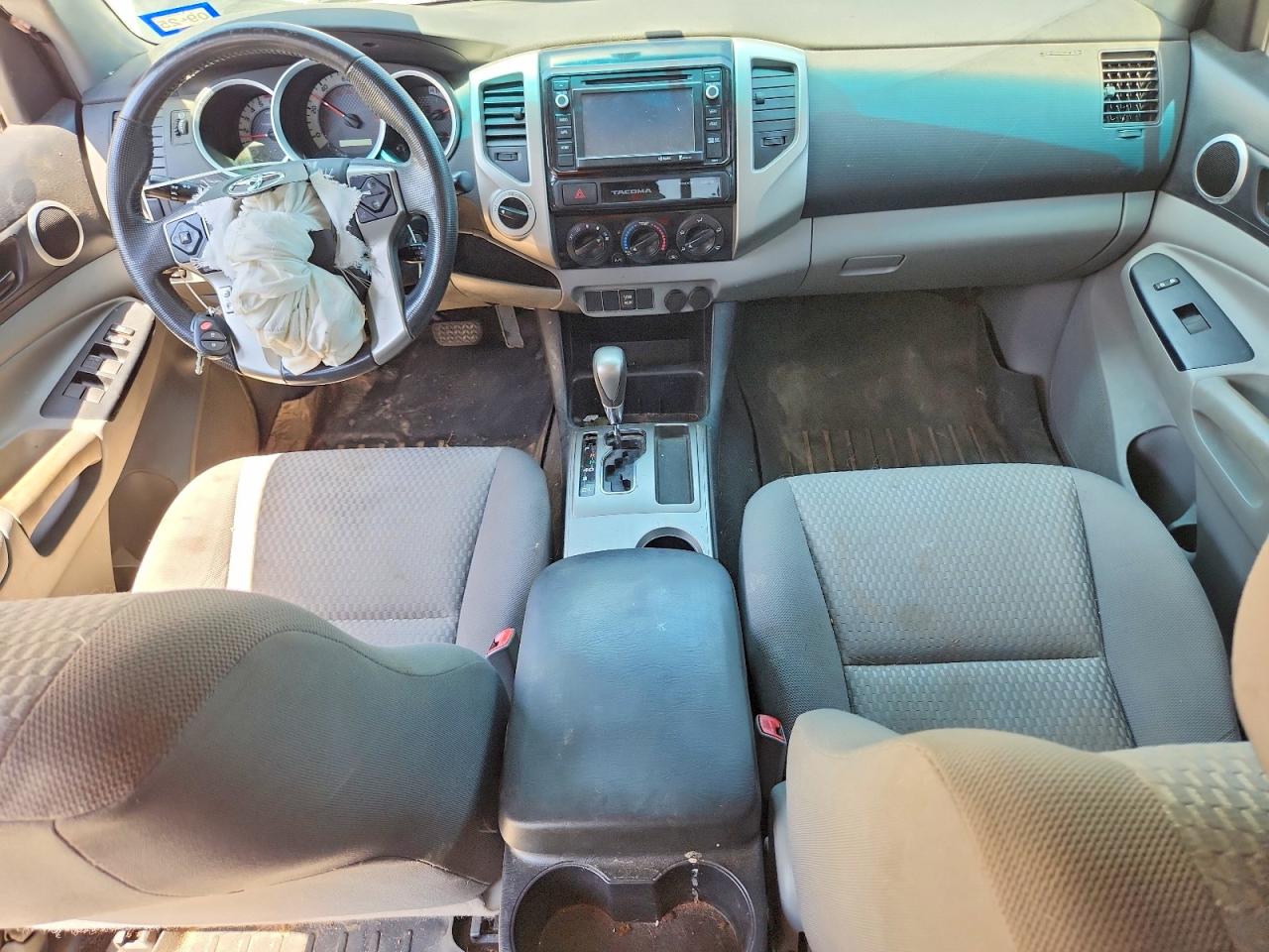 2015 Toyota Tacoma Double Cab Long Bed Gray vin: 5TFMU4FN6FX029230