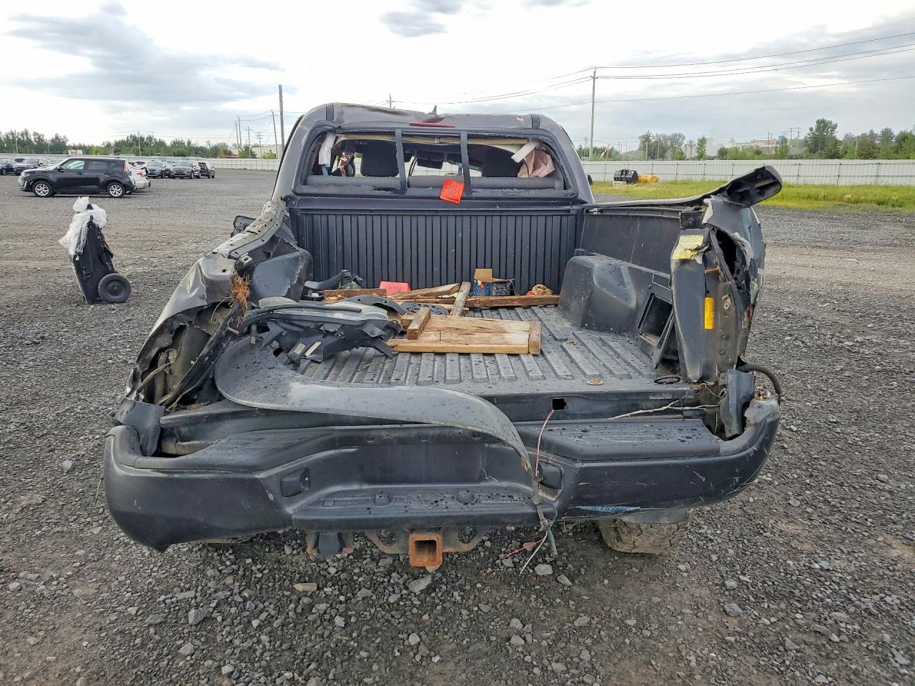2015 Toyota Tacoma Double Cab Long Bed Gray vin: 5TFMU4FN6FX030507
