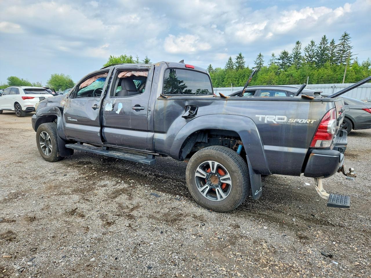 2015 Toyota Tacoma V6 Gray vin: 5TFMU4FN6FX035805