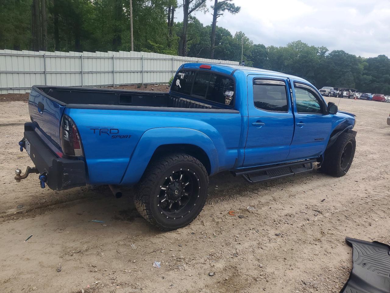 2011 Toyota Tacoma Double Cab Long Bed Blue vin: 5TFMU4FN7BX001902