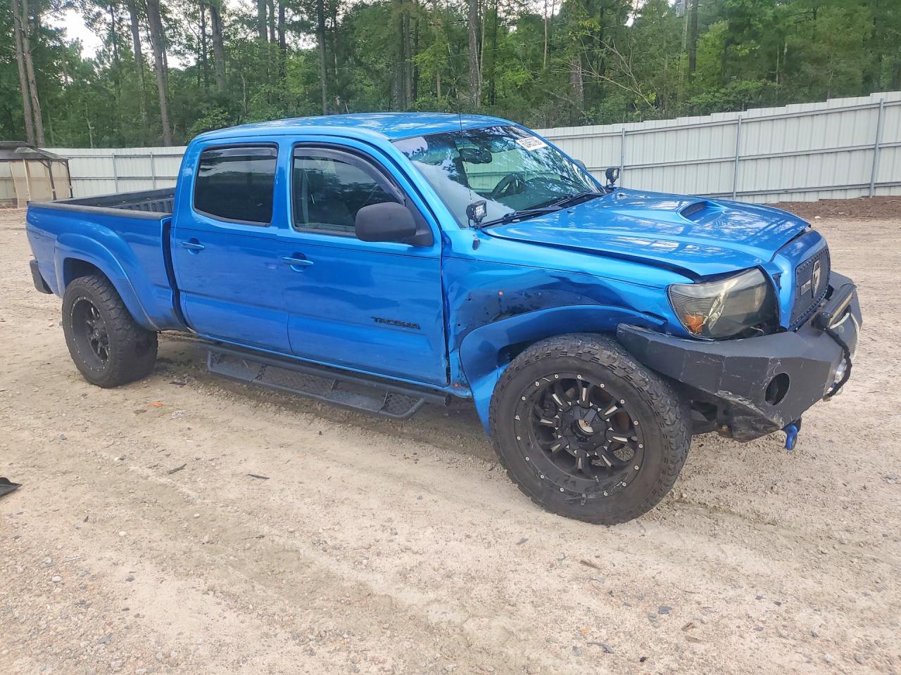 2011 Toyota Tacoma Double Cab Long Bed Blue vin: 5TFMU4FN7BX001902