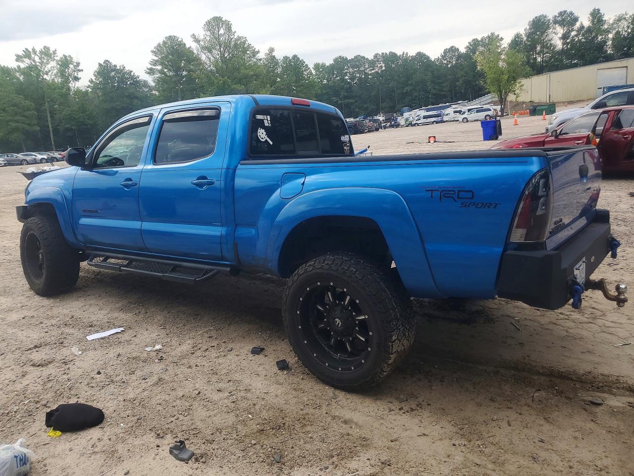 2011 Toyota Tacoma Double Cab Long Bed Blue vin: 5TFMU4FN7BX001902