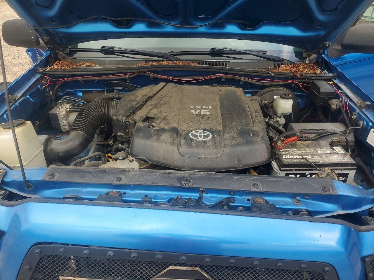 2011 Toyota Tacoma Double Cab Long Bed Blue vin: 5TFMU4FN7BX001902