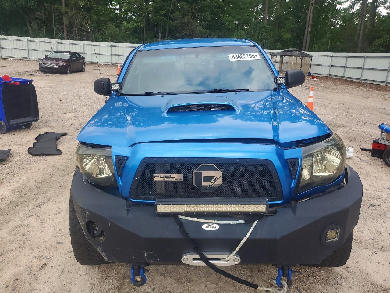 2011 Toyota Tacoma Double Cab Long Bed Blue vin: 5TFMU4FN7BX001902