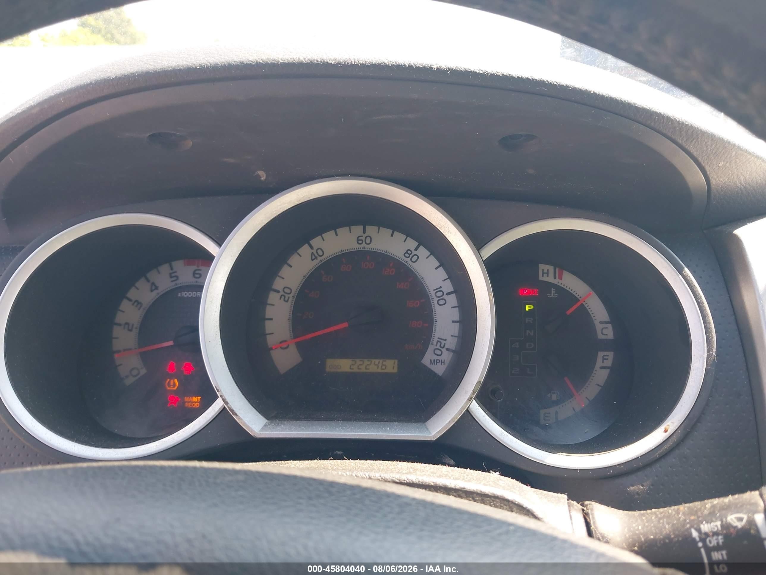 2013 Toyota Tacoma Base V6 Серый vin: 5TFMU4FN7DX012224