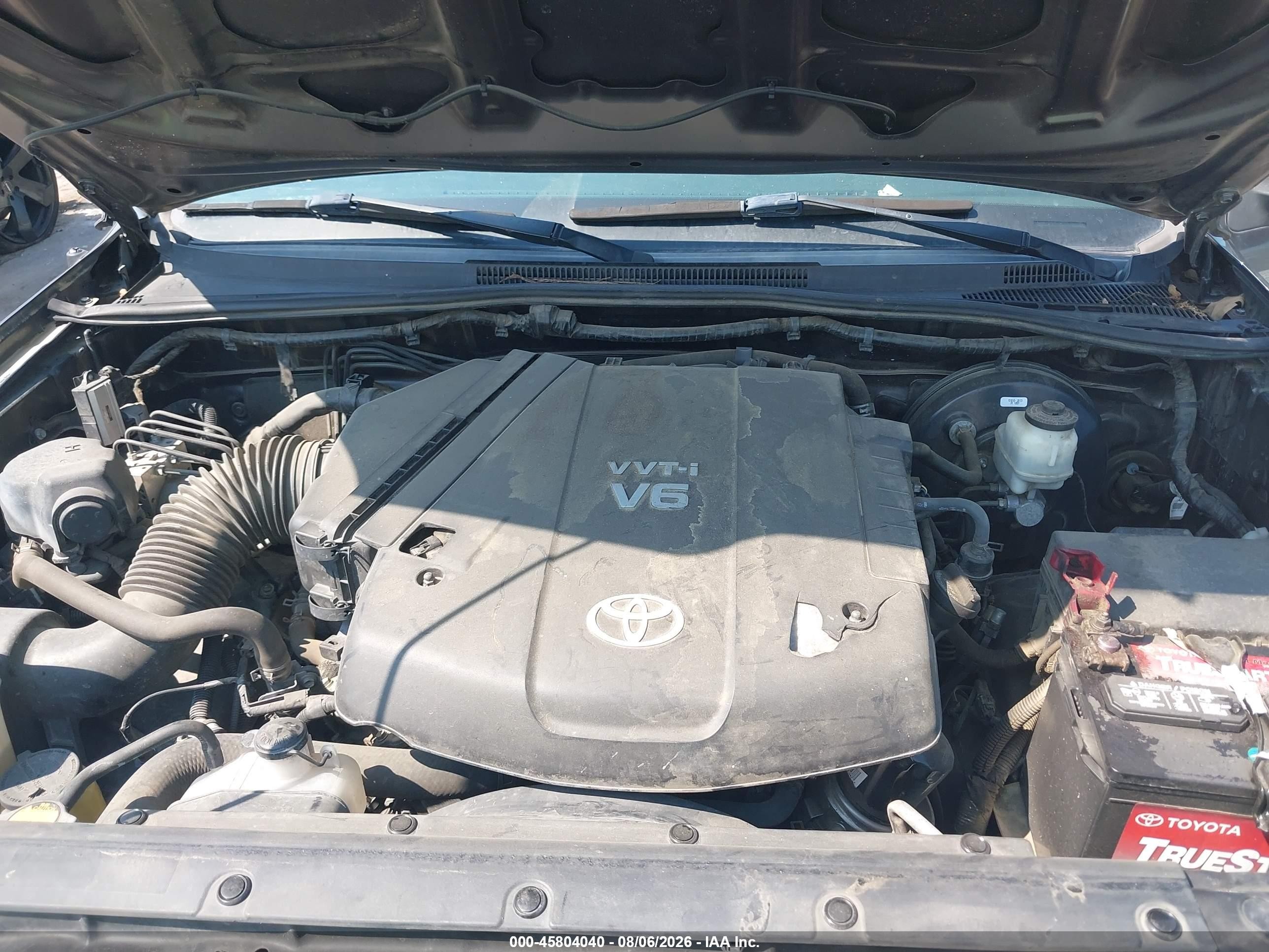2013 Toyota Tacoma Base V6 Серый vin: 5TFMU4FN7DX012224