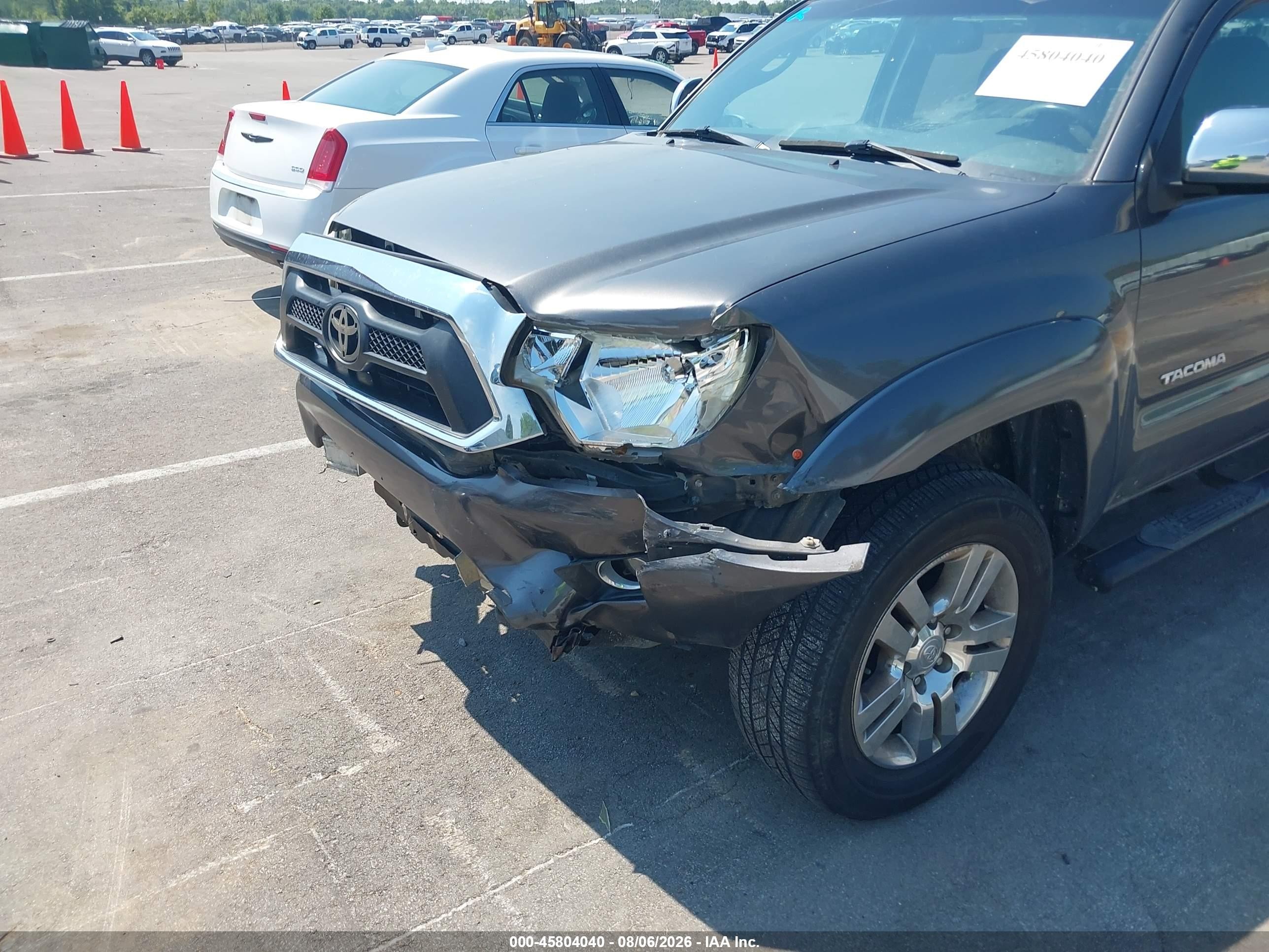 2013 Toyota Tacoma Base V6 Серый vin: 5TFMU4FN7DX012224