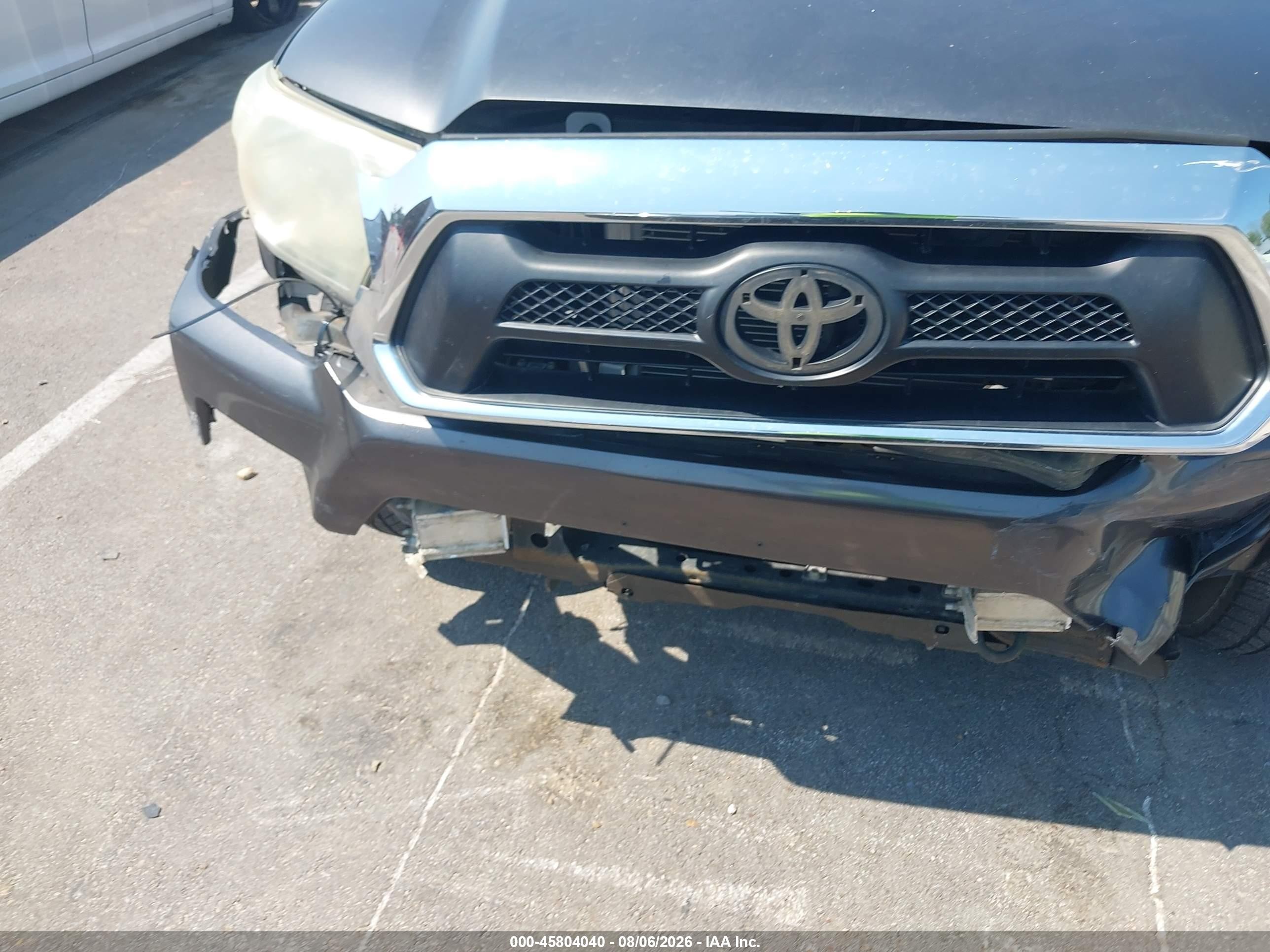 2013 Toyota Tacoma Base V6 Серый vin: 5TFMU4FN7DX012224