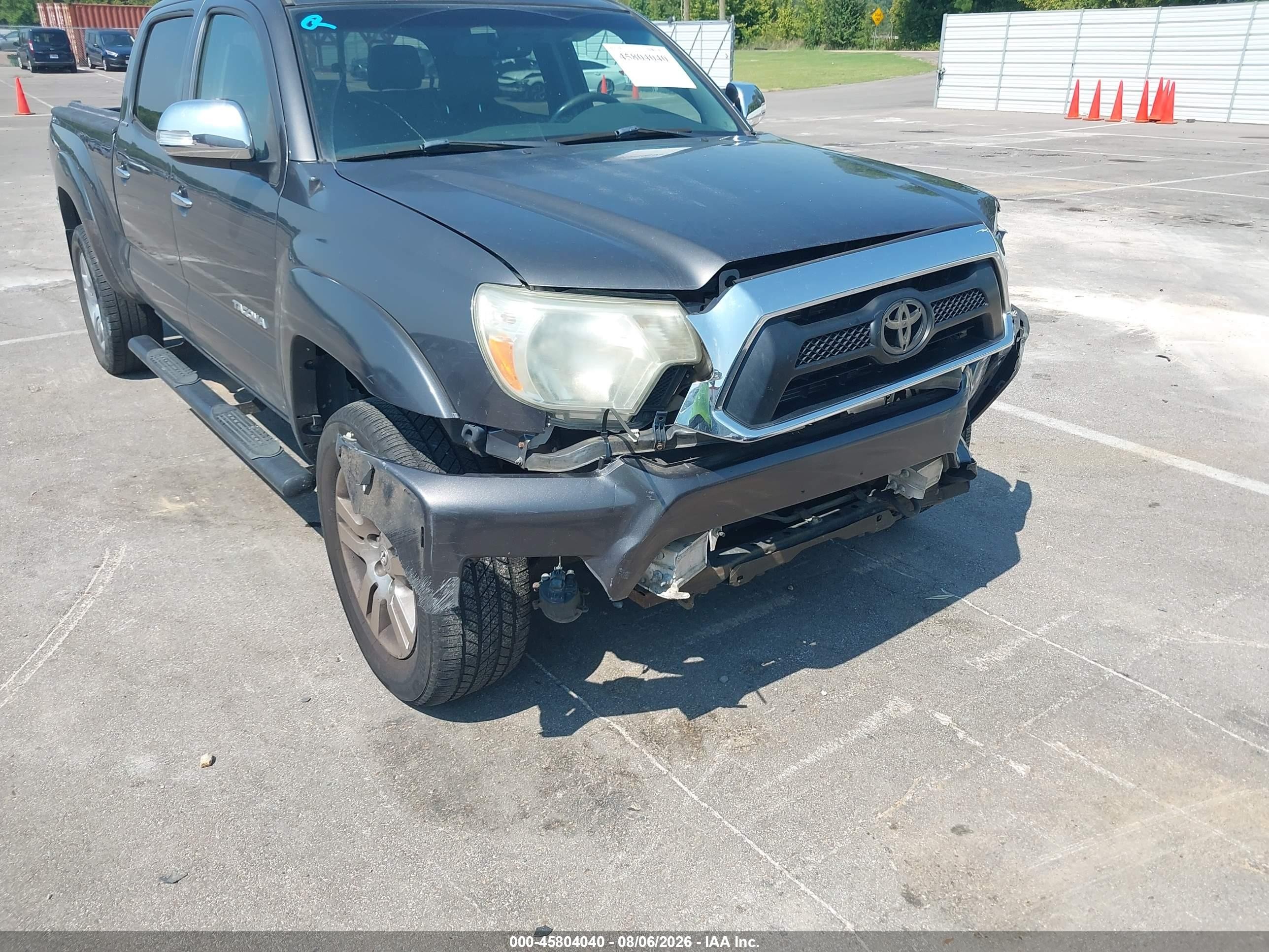 2013 Toyota Tacoma Base V6 Серый vin: 5TFMU4FN7DX012224